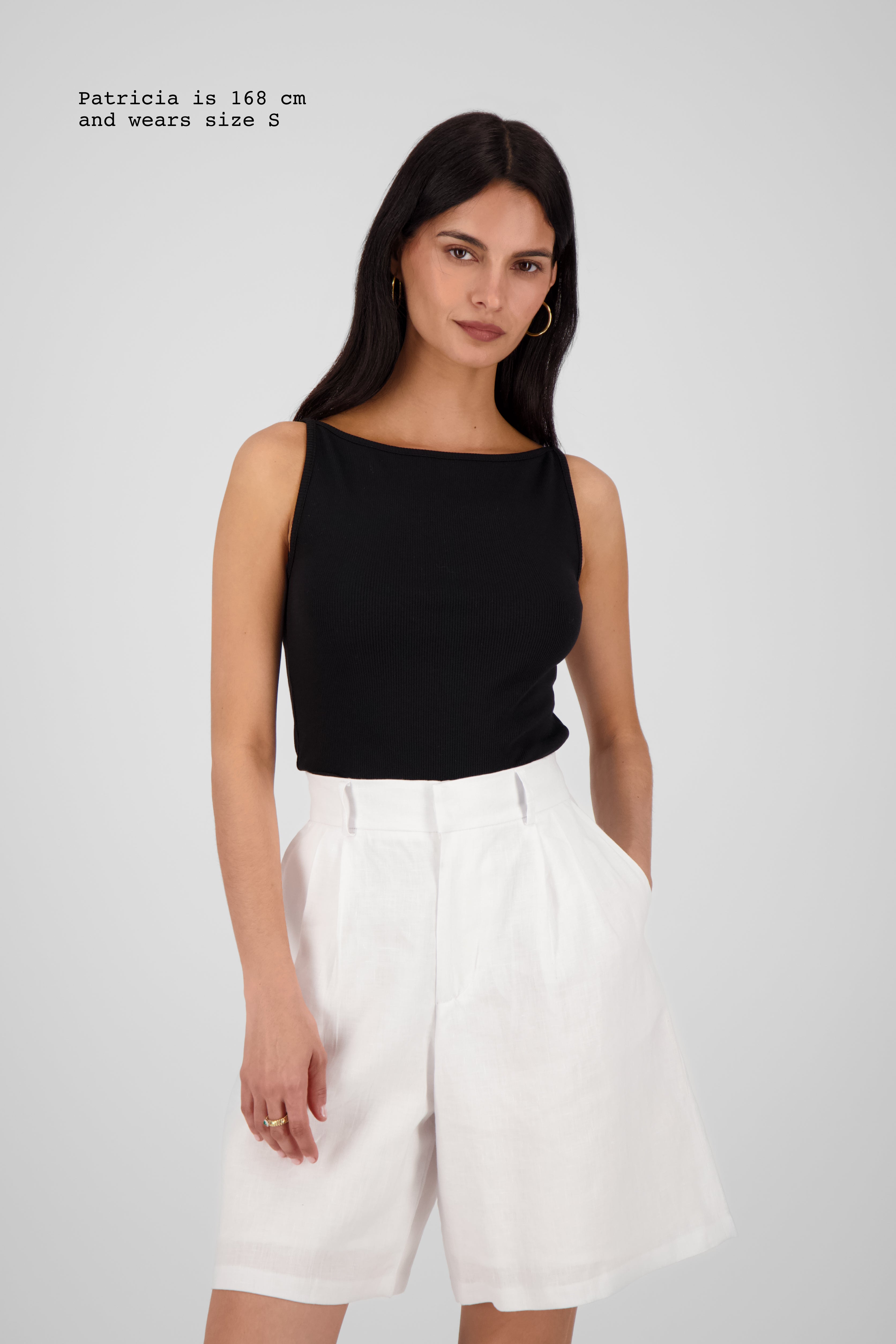 LINEN TAILORED SHORTS