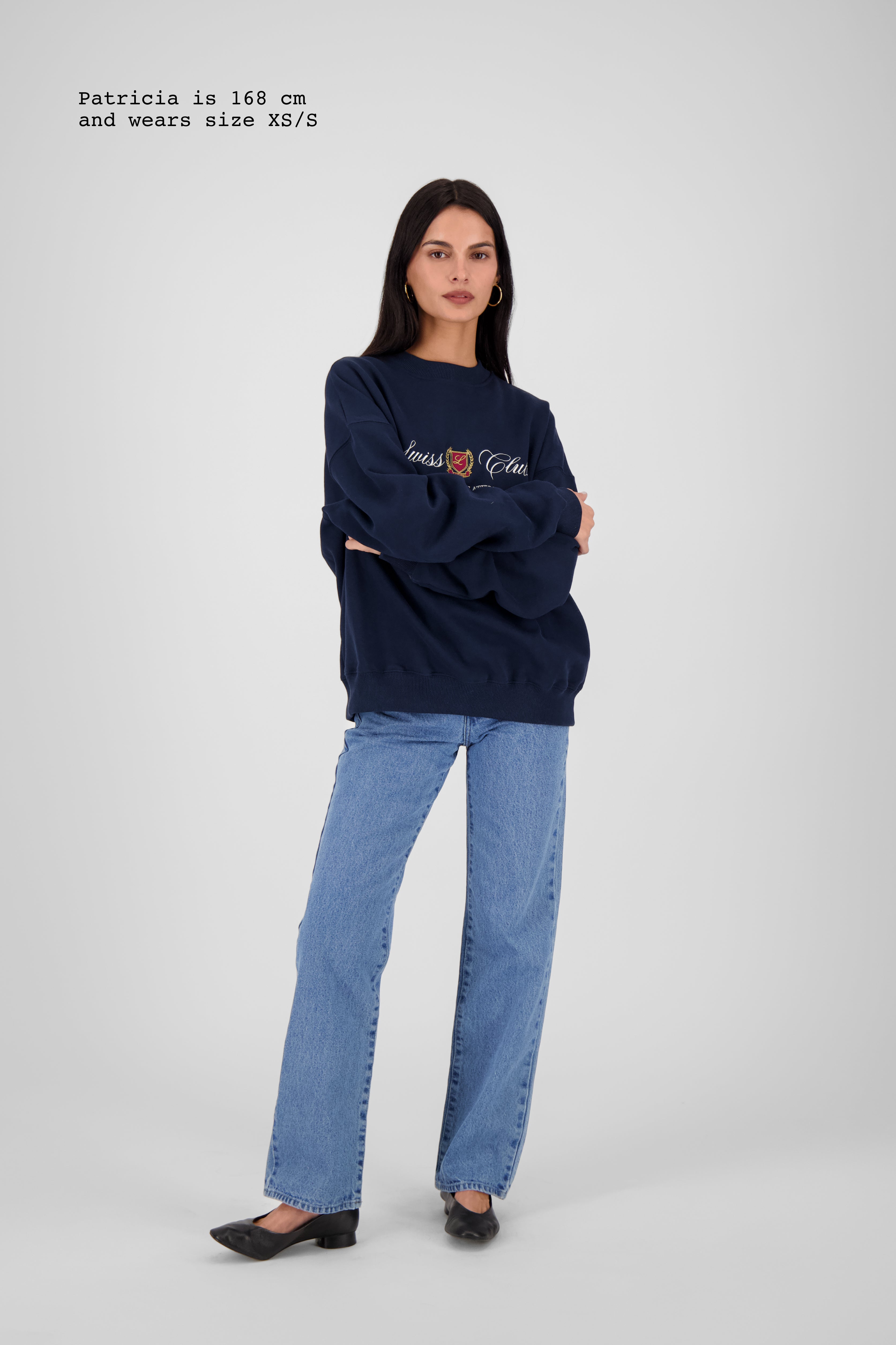 SWISS CLUB OVERSIZED SWEATER