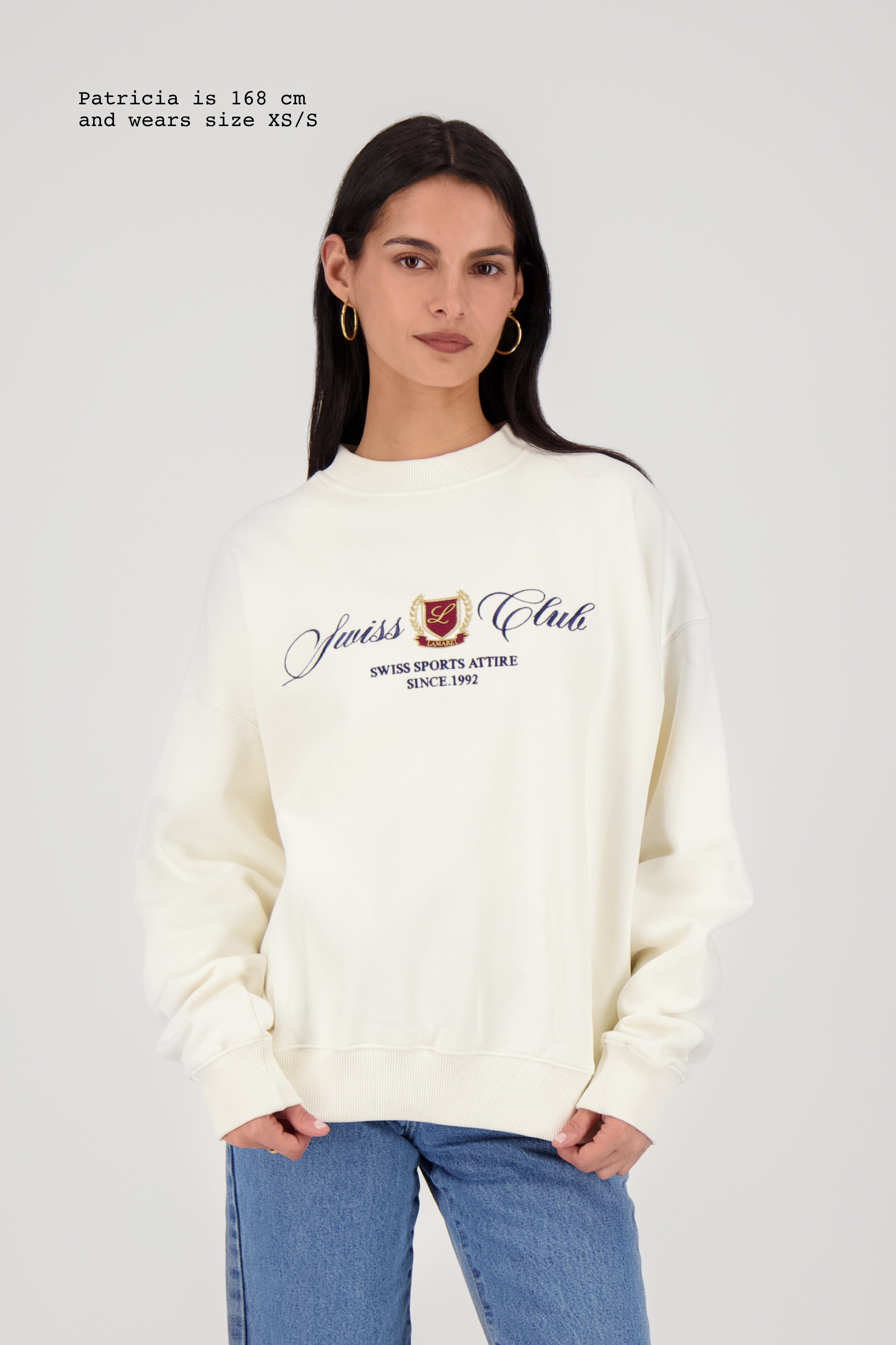 SWISS CLUB OVERSIZED SWEATER