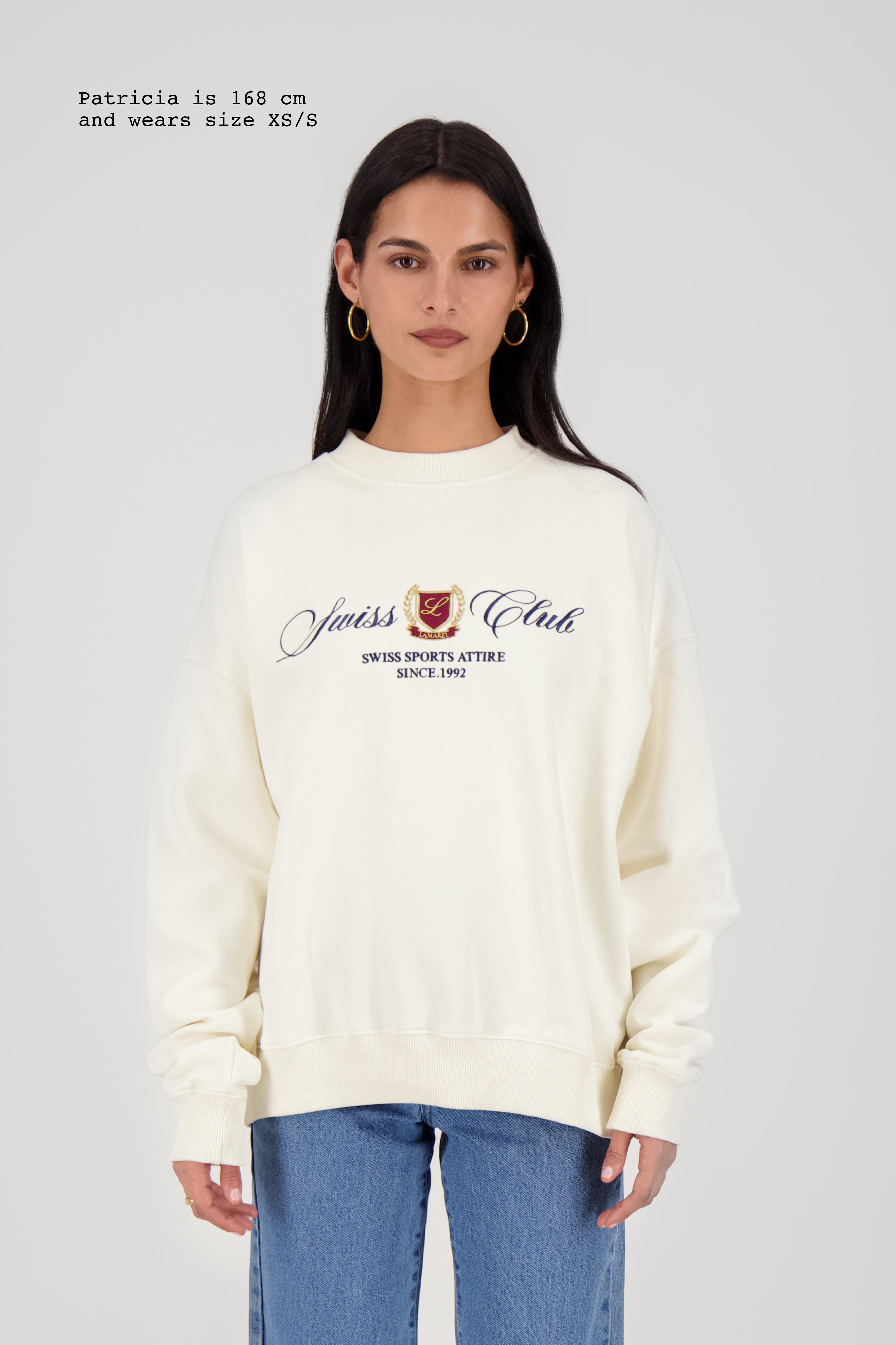 SWISS CLUB OVERSIZED SWEATER