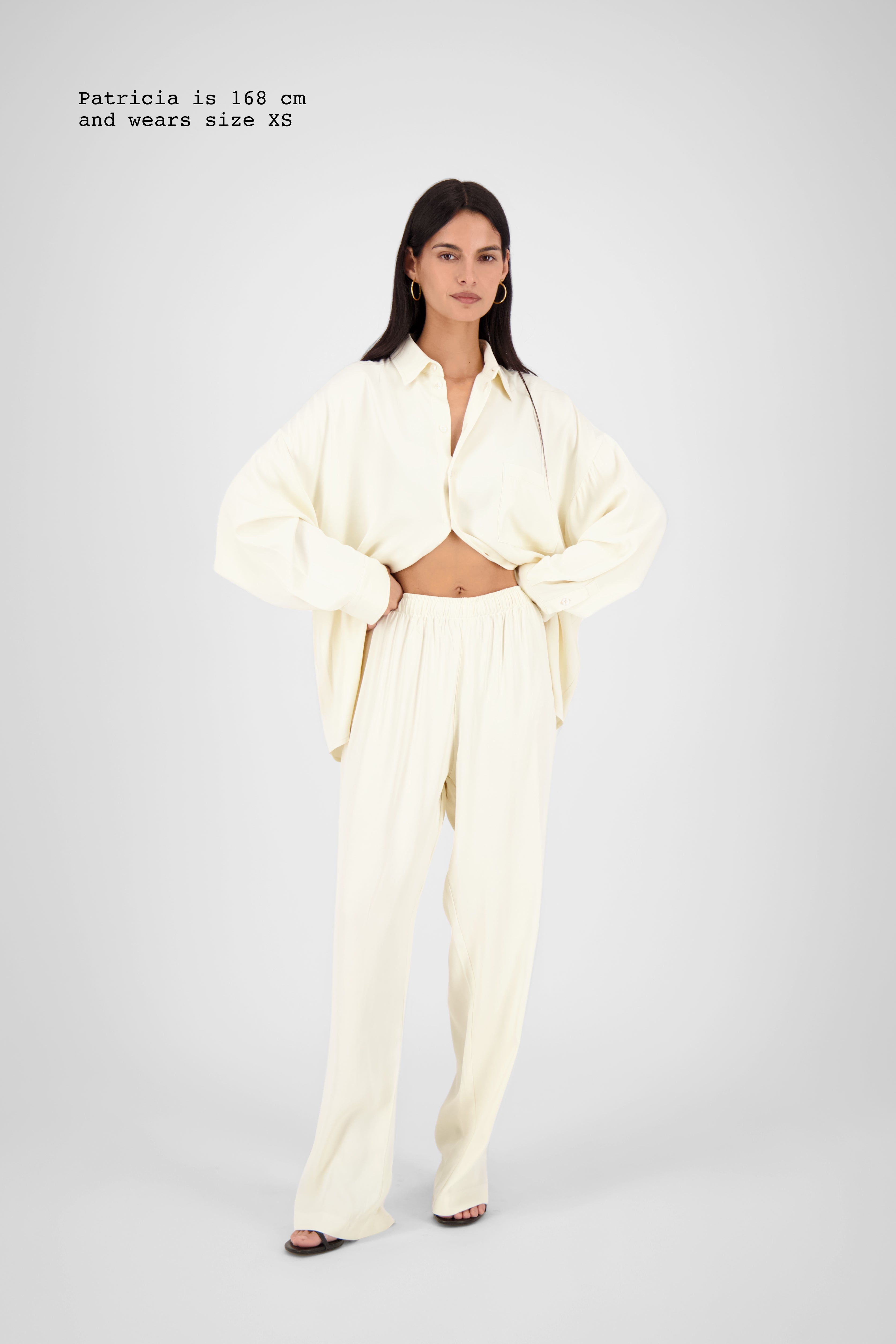 VISCOSE TAILORED PANTS