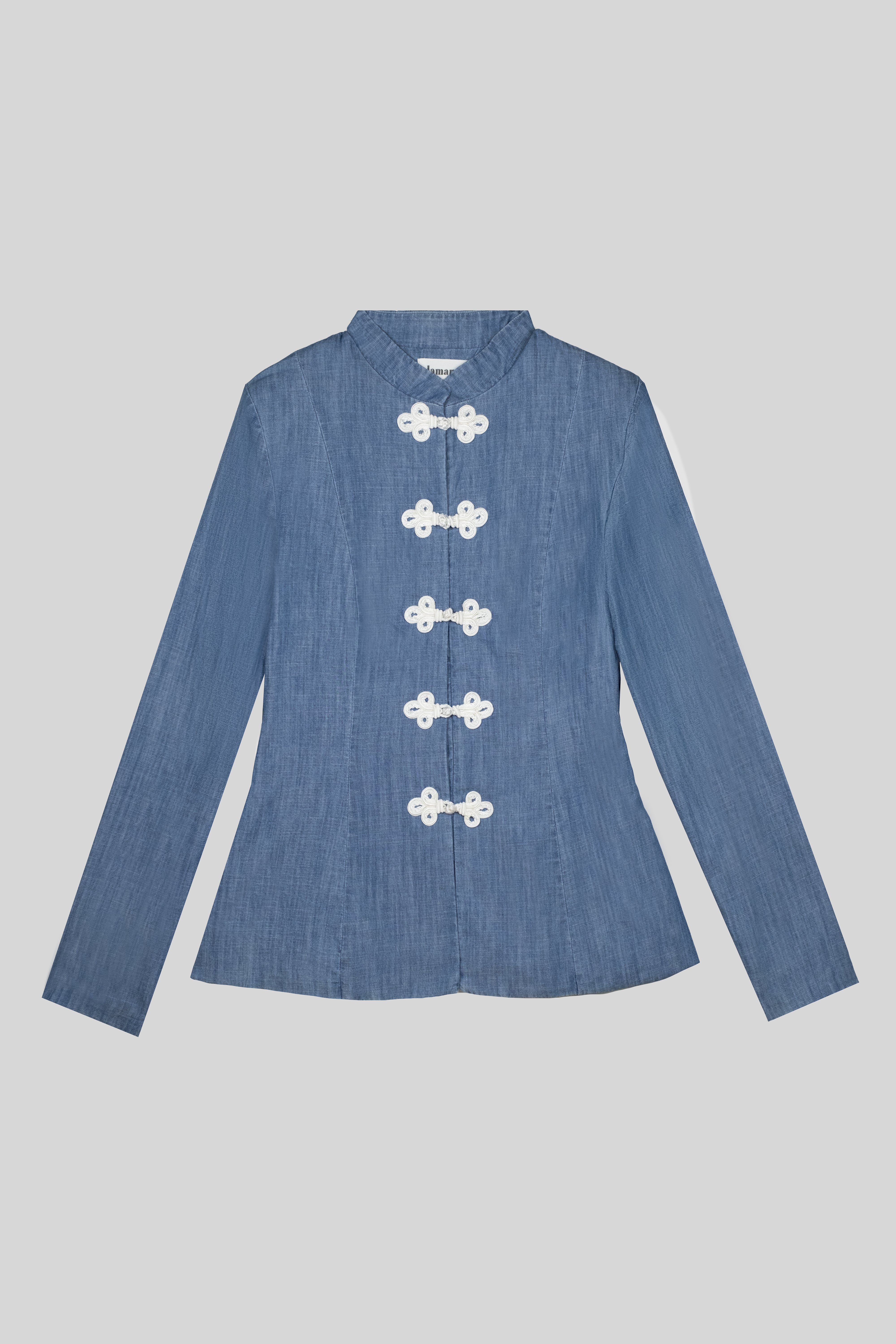 FITTED SHIRT WITH FASTENINGS