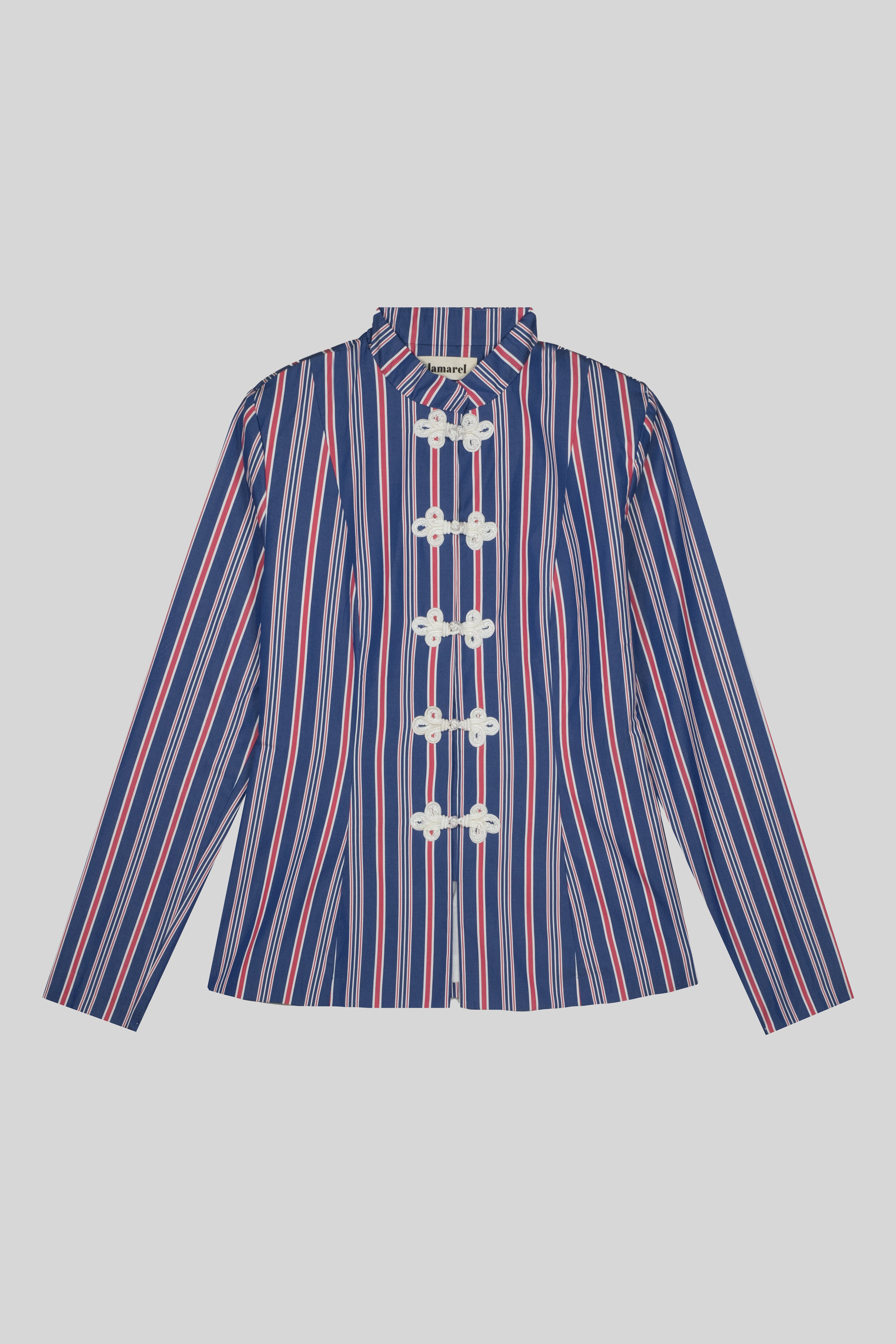 FITTED SHIRT WITH FASTENINGS