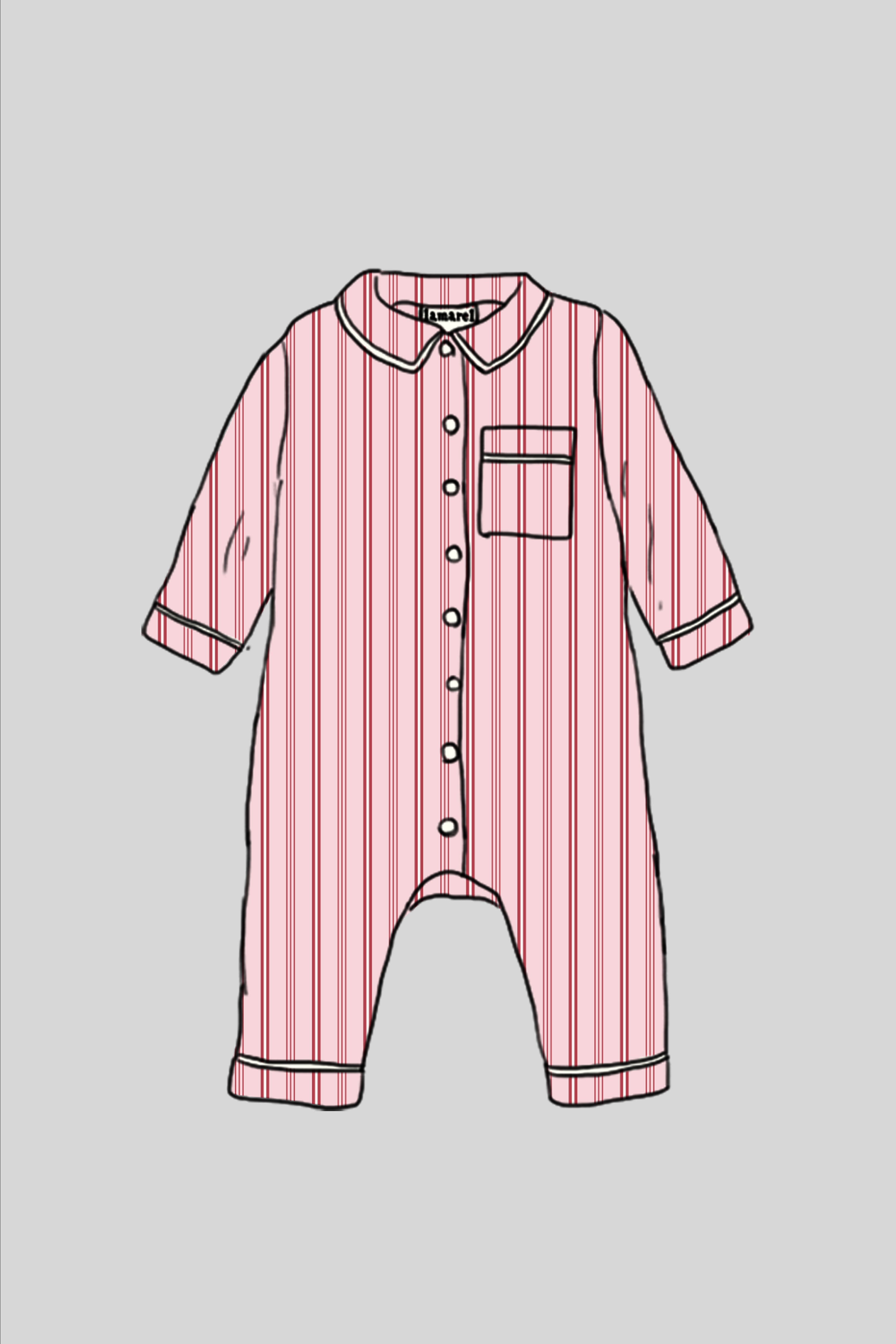 BABY OVERALL STRAIGHT PYJAMA
