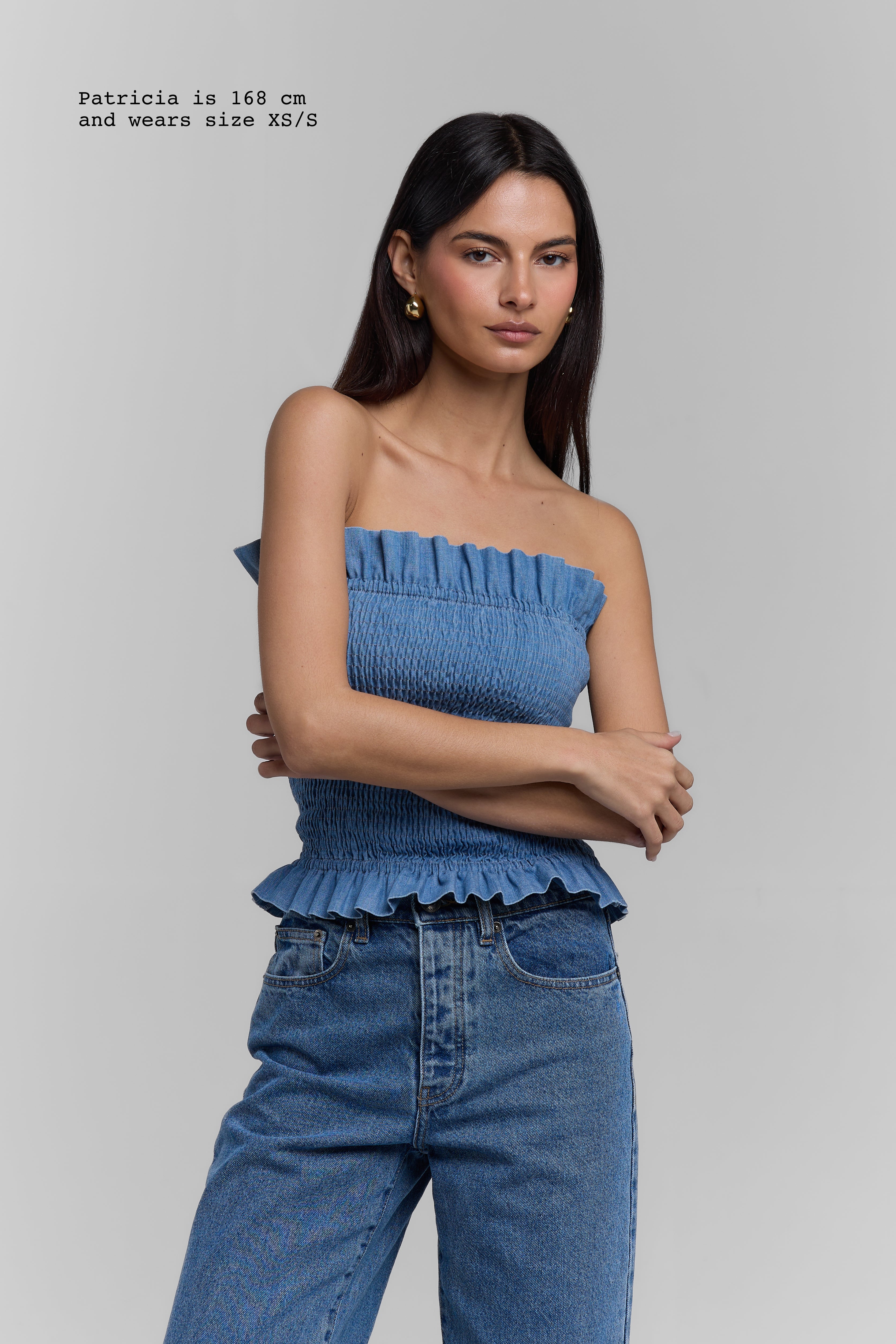 RUFFLED TOP