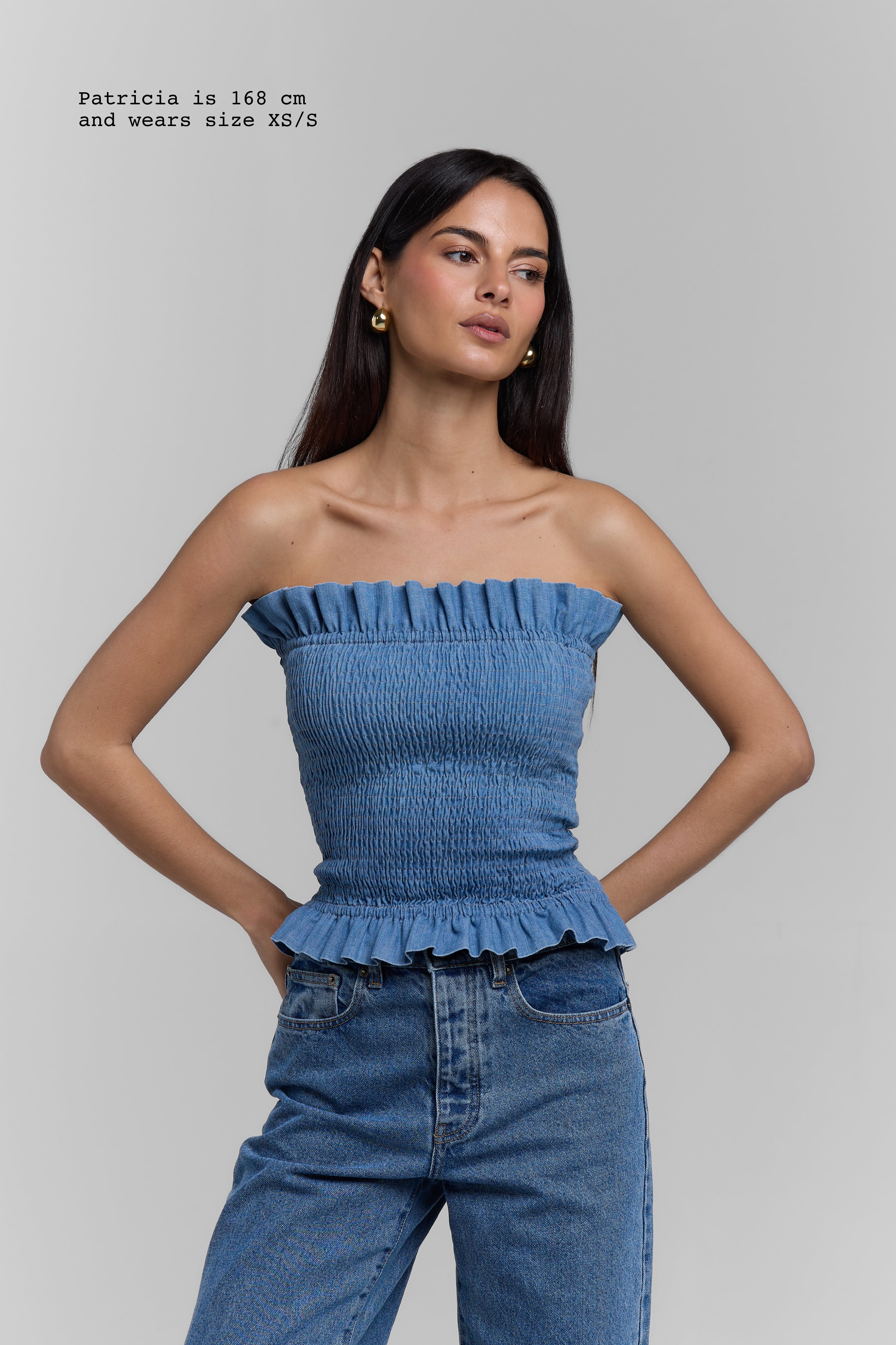RUFFLED TOP