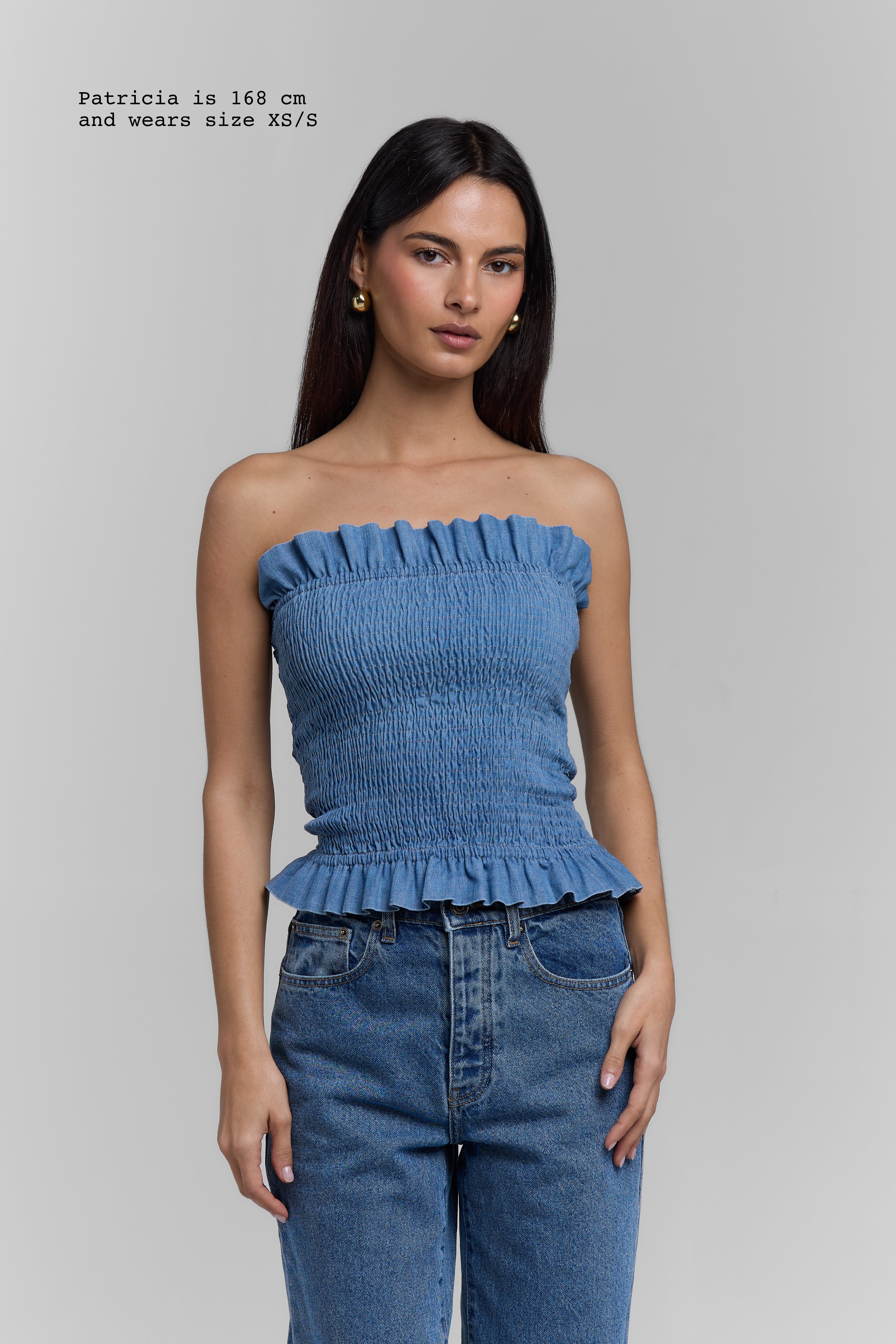 RUFFLED TOP