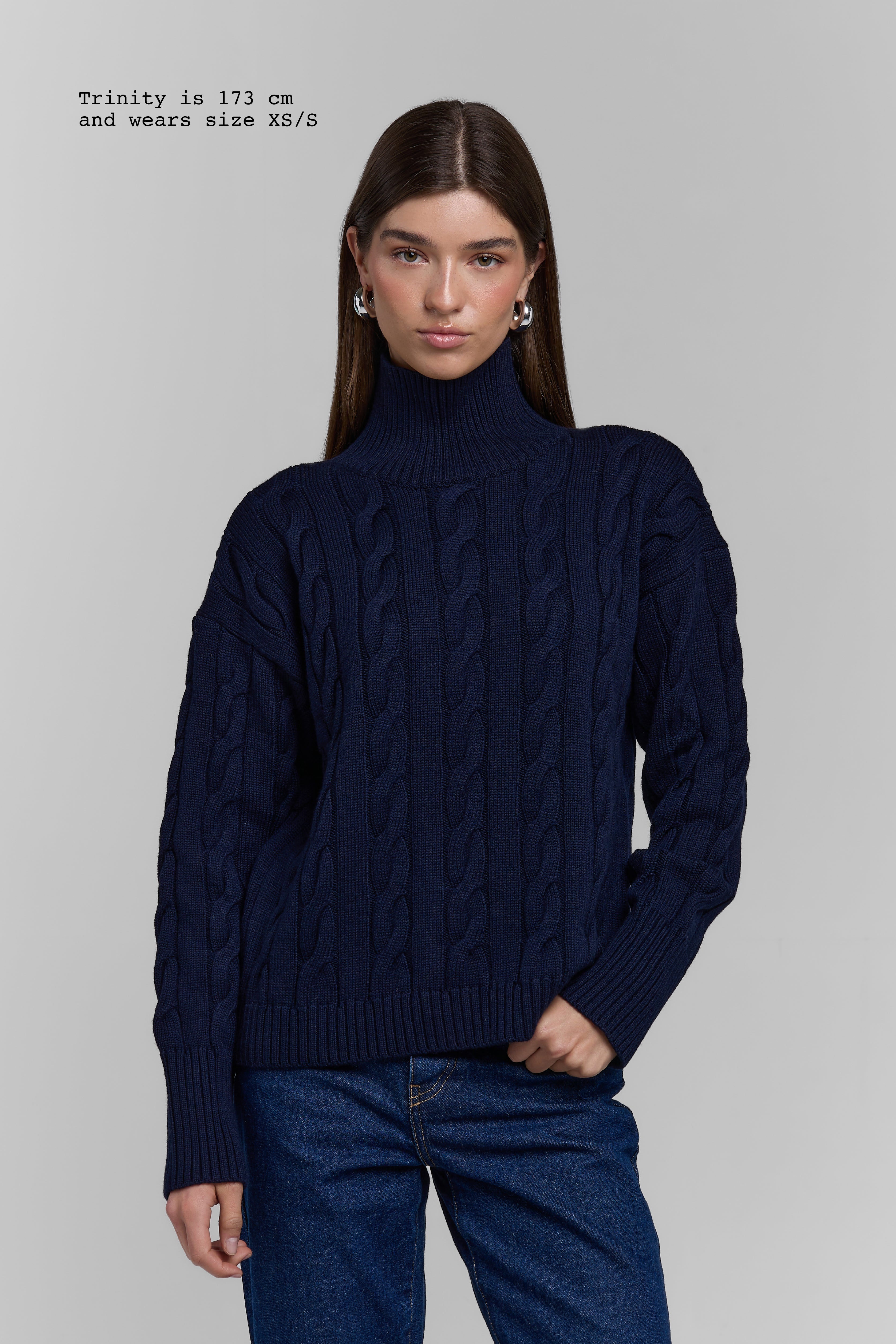 MERINO WOOL TURTLENECK SWEATER