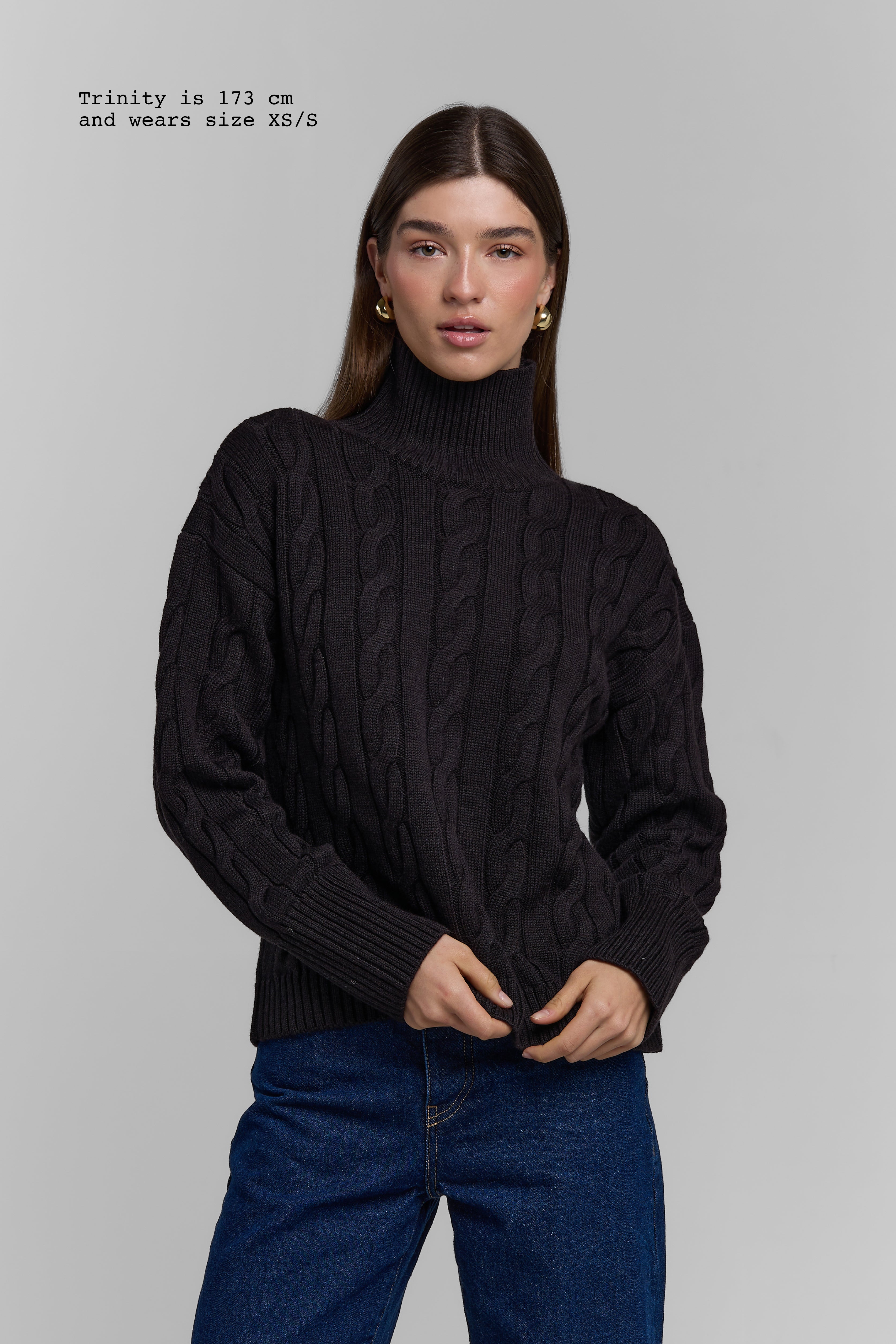 MERINO WOOL TURTLENECK SWEATER