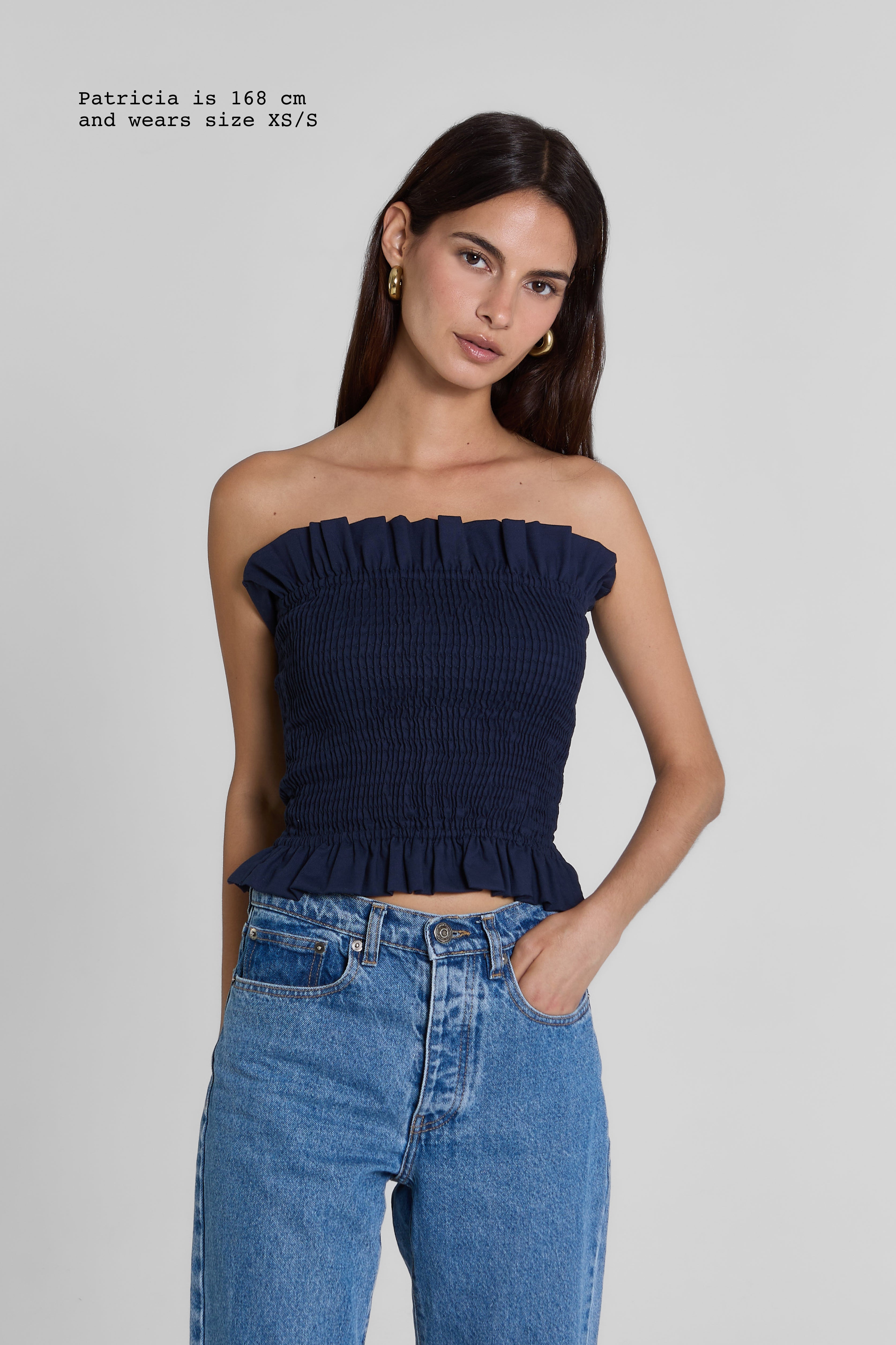 RUFFLED TOP