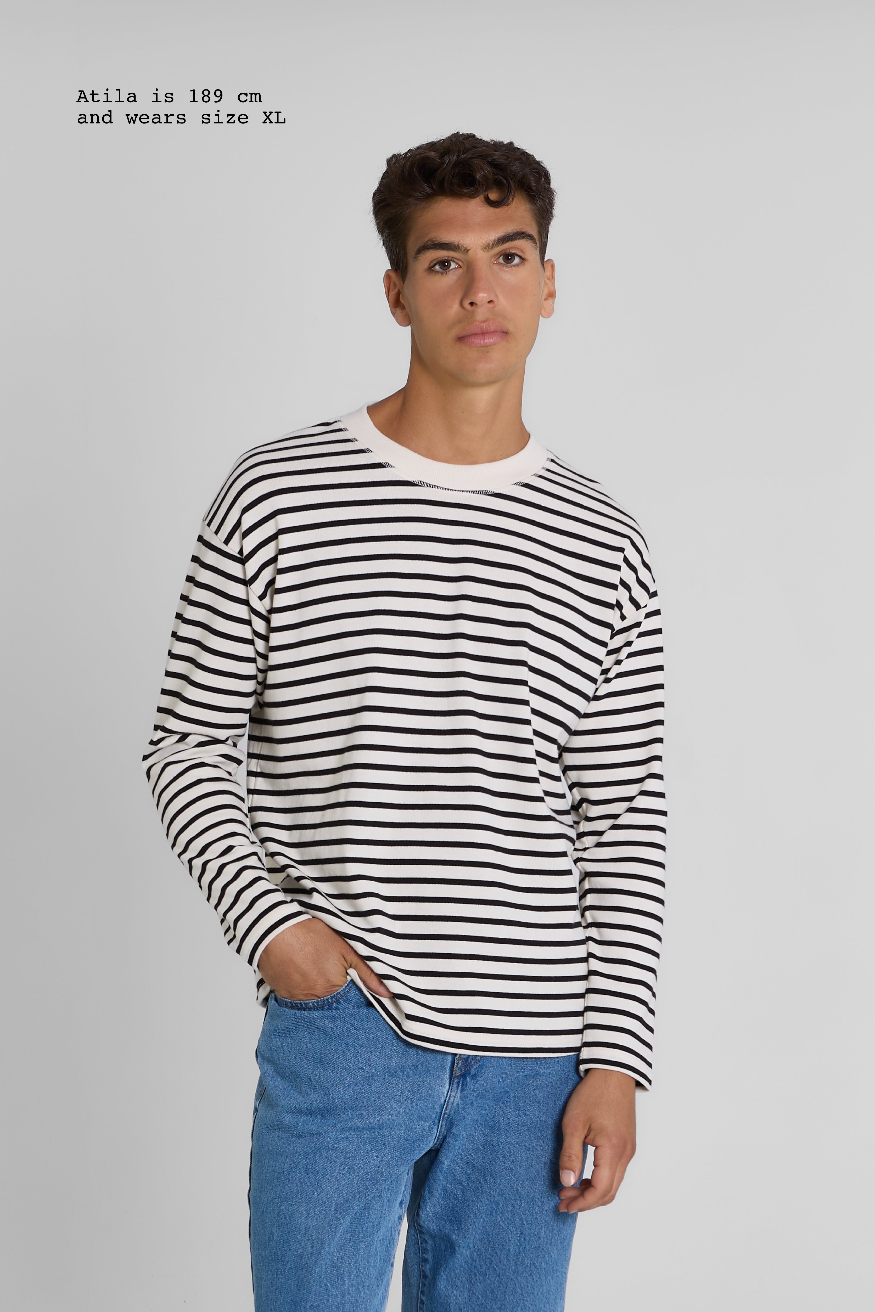 STRIPED T-SHIRT LONG SLEEVE MEN