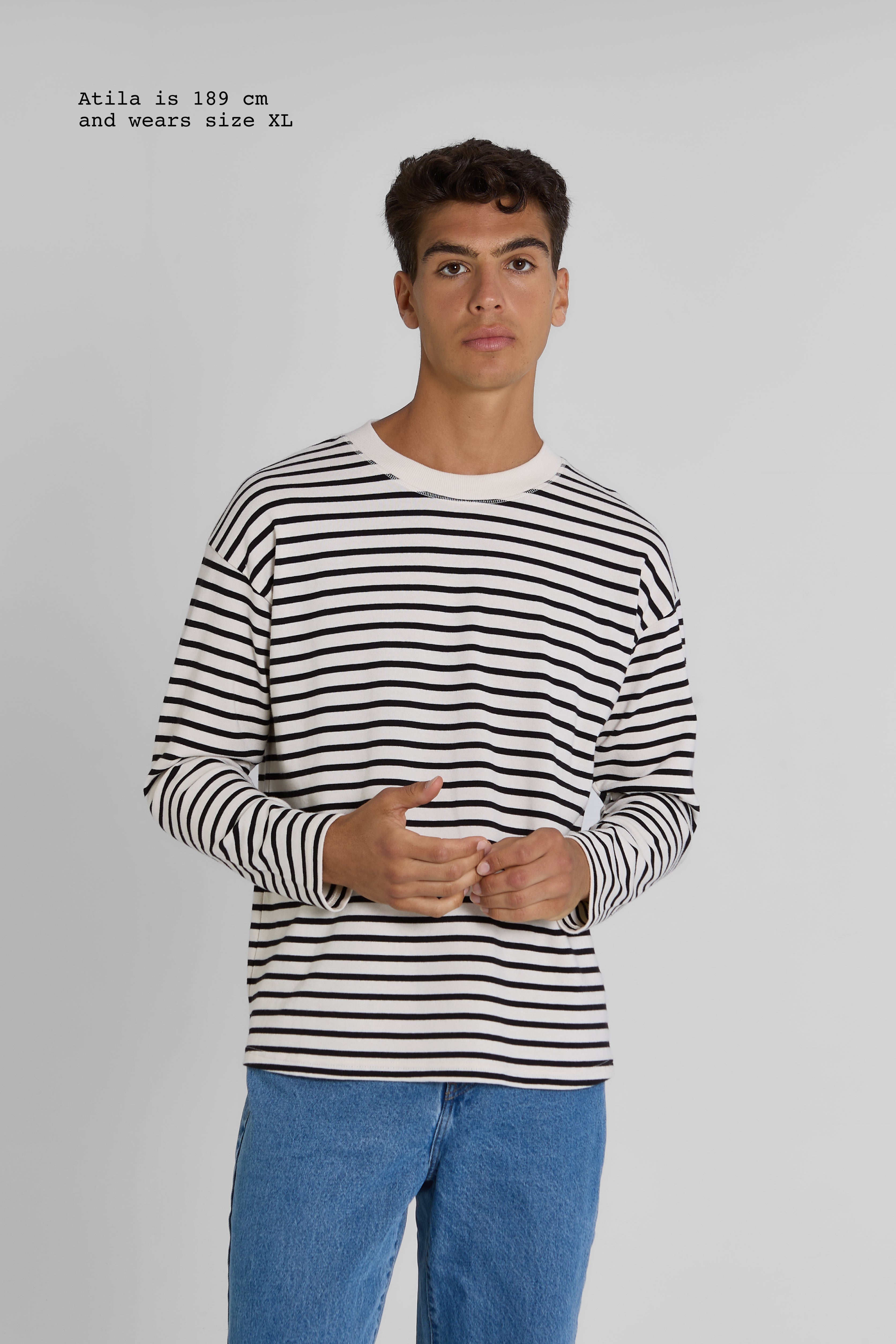 STRIPED T-SHIRT LONG SLEEVE MEN