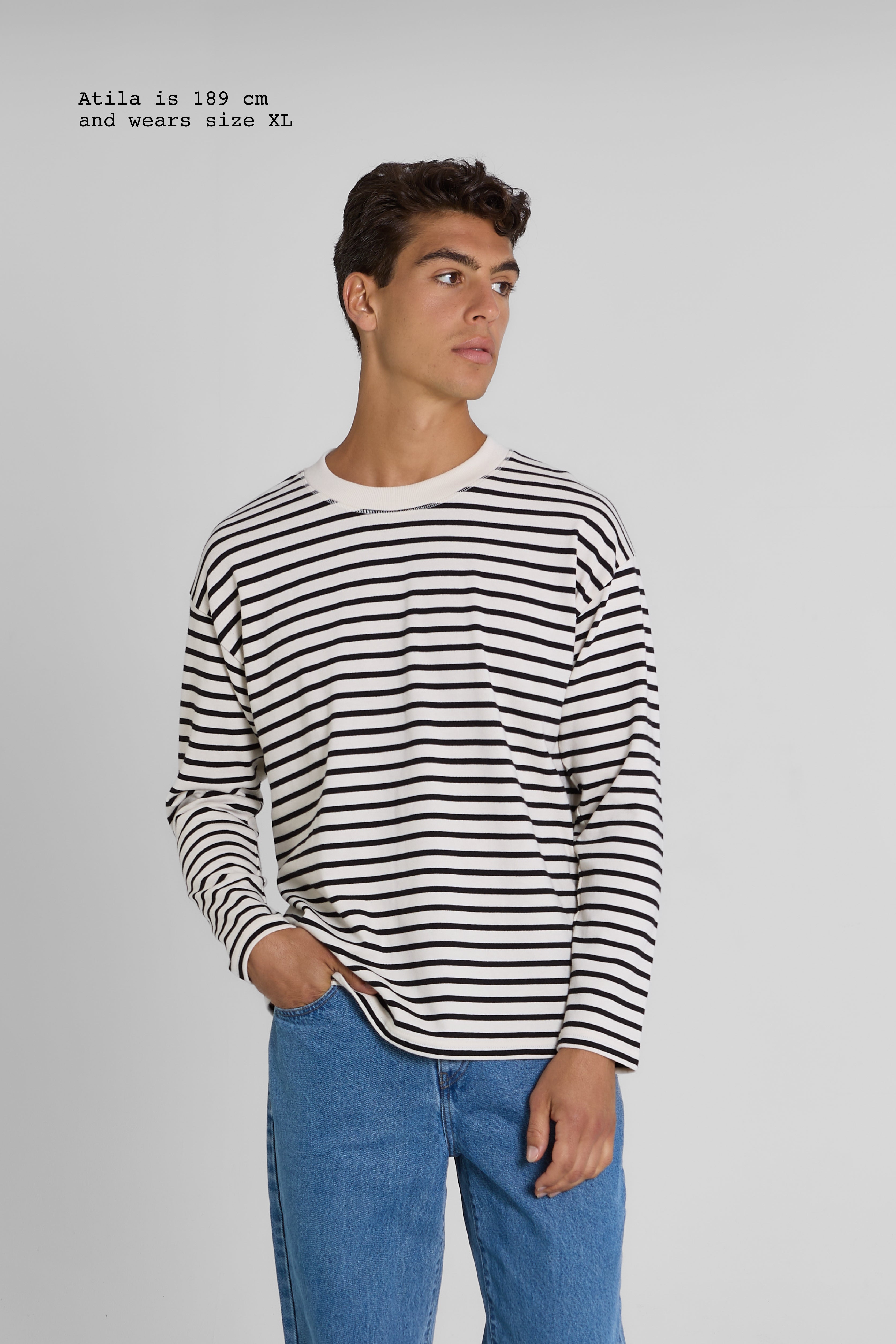 STRIPED T-SHIRT LONG SLEEVE MEN