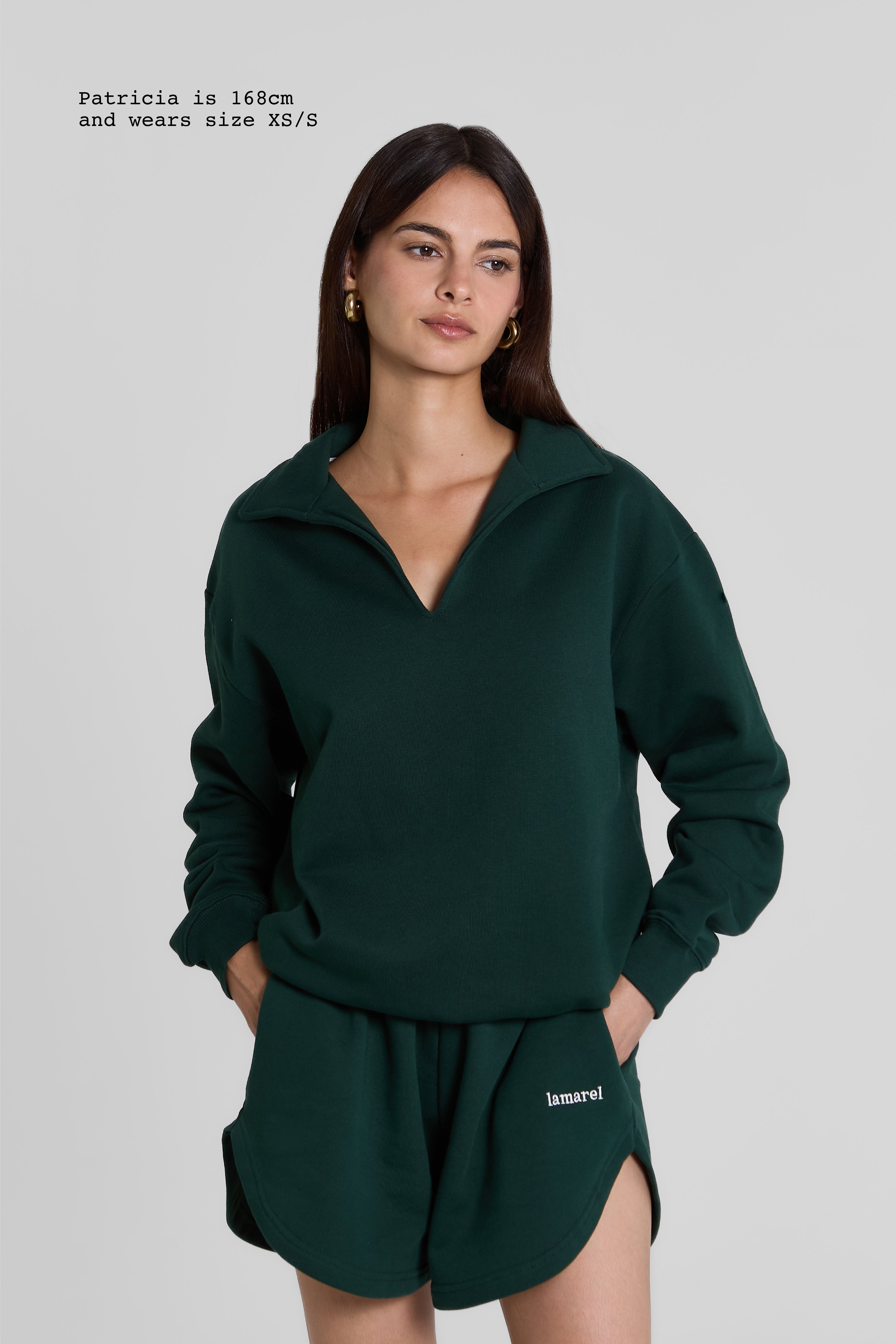 V-NECK SWEATER NO FLEECE