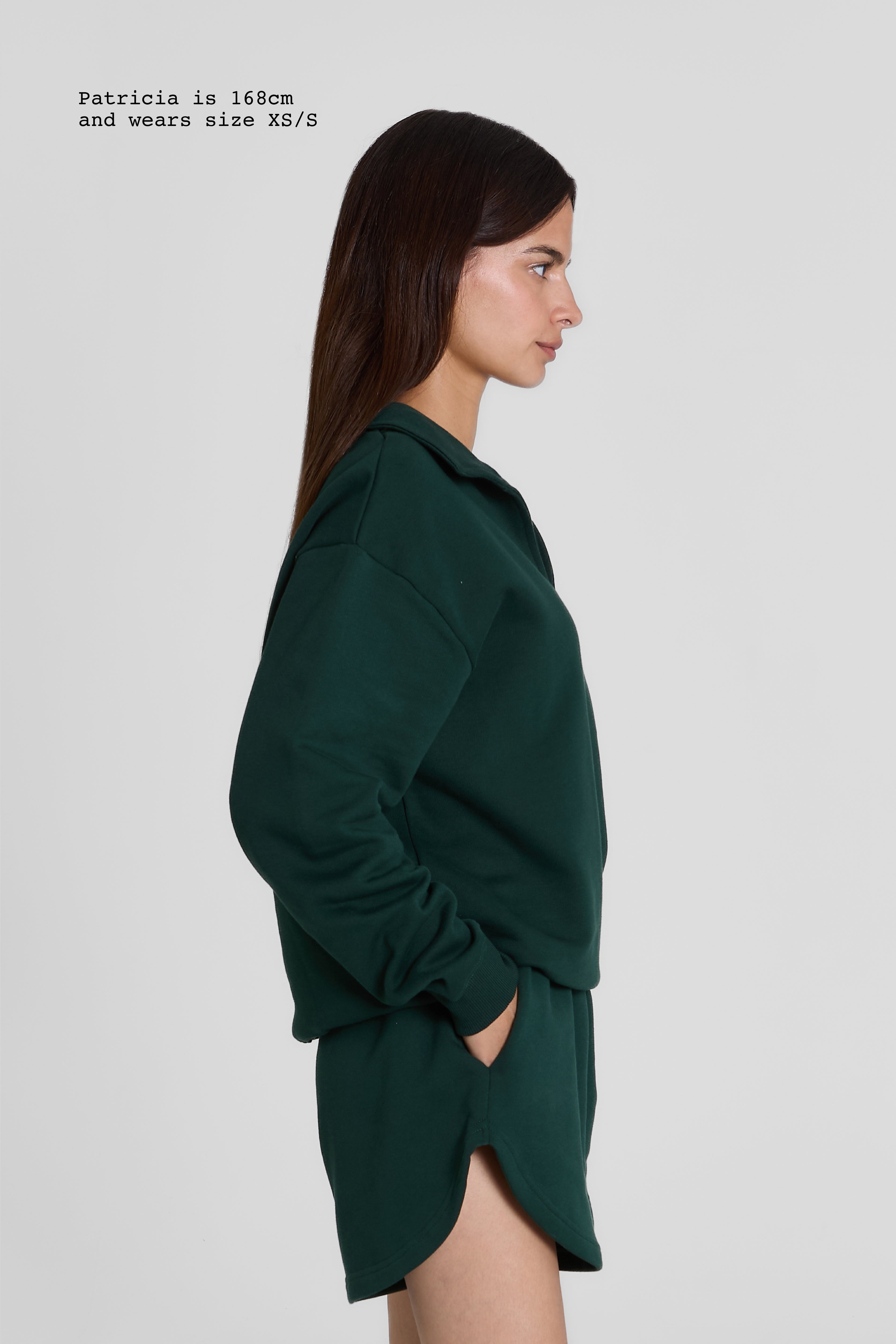 V-NECK SWEATER NO FLEECE