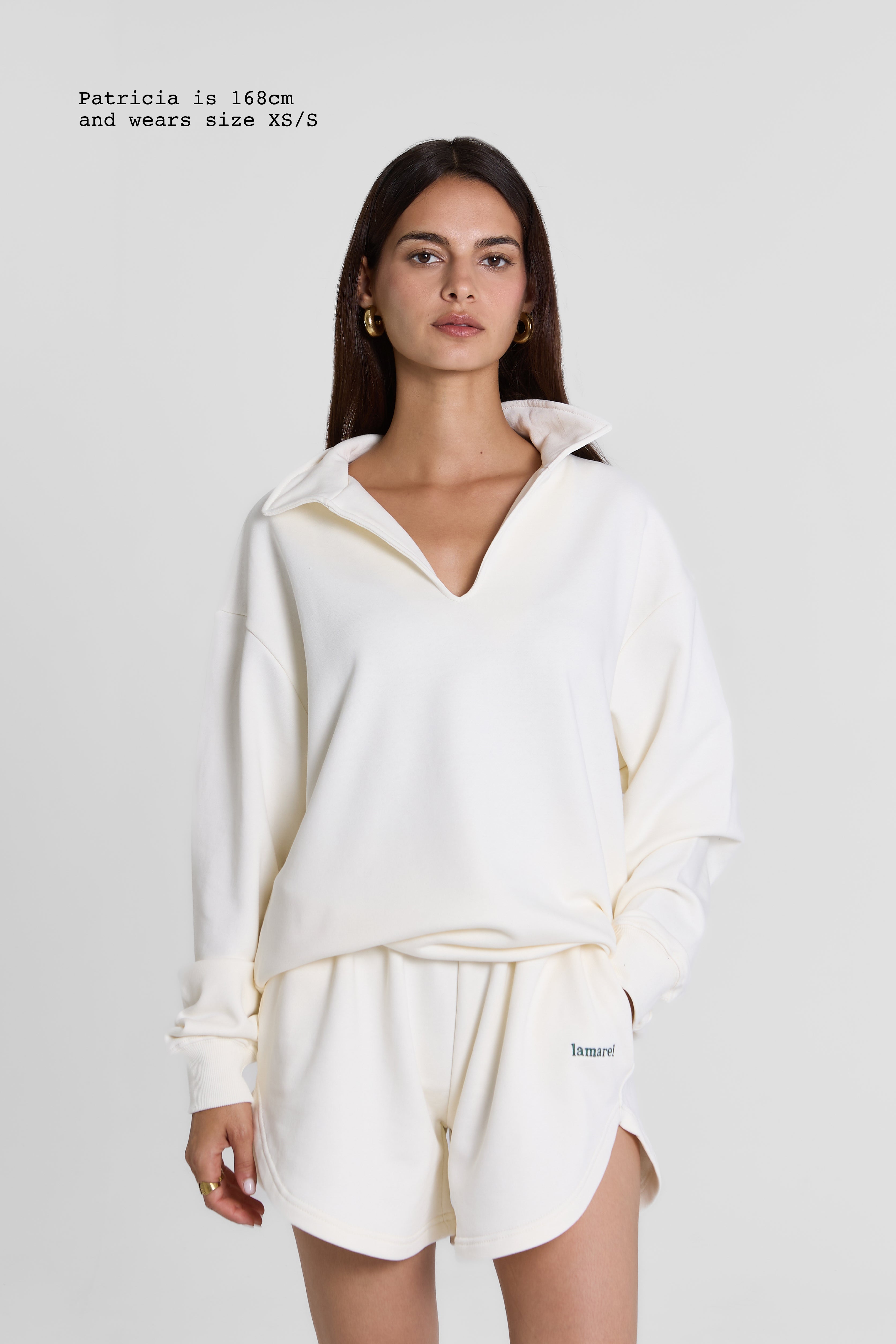 V-NECK SWEATER NO FLEECE