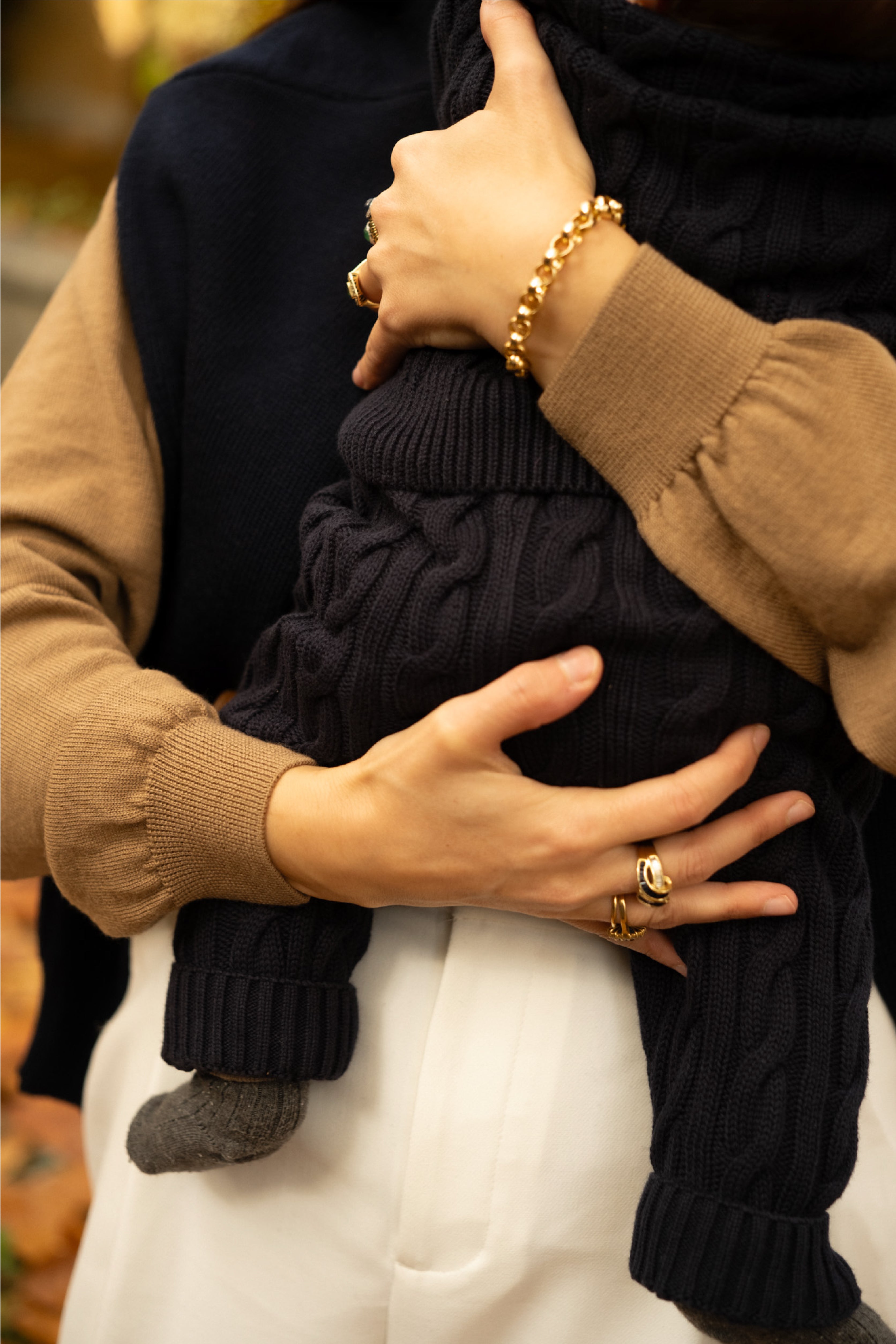 MINI CABLE-KNIT CARDIGAN