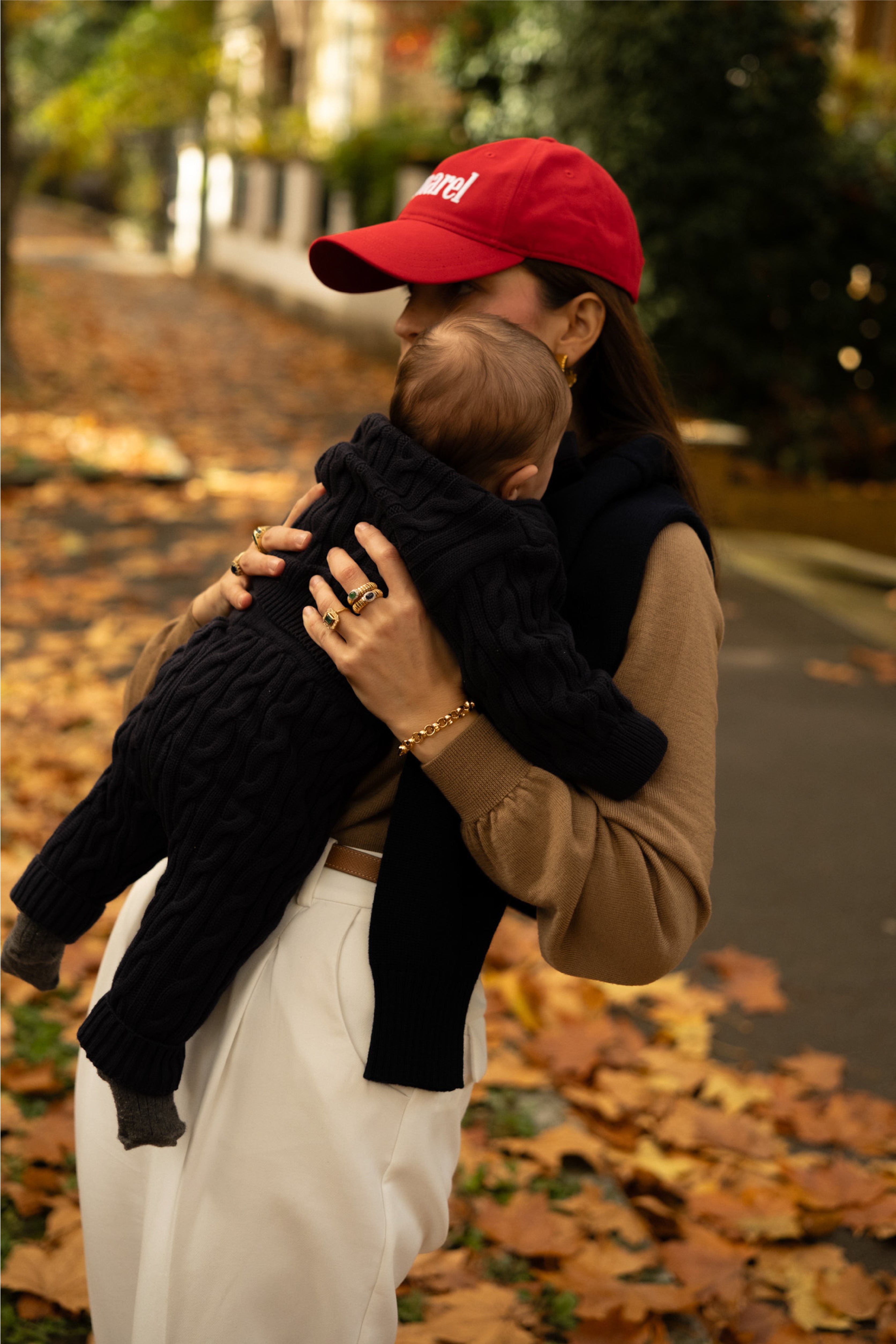 MINI CABLE-KNIT PANTS