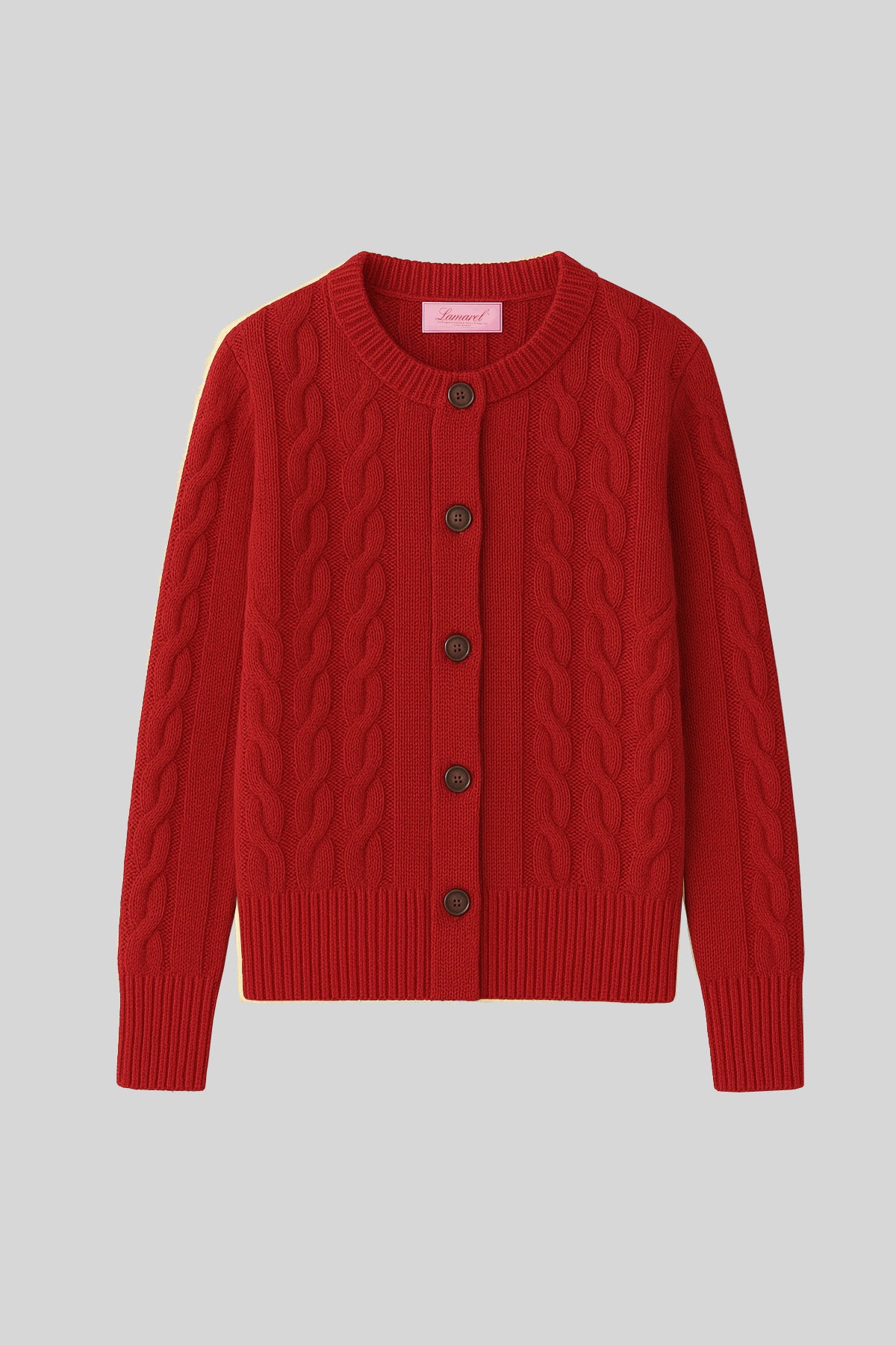 CABLE-KNIT CARDIGAN