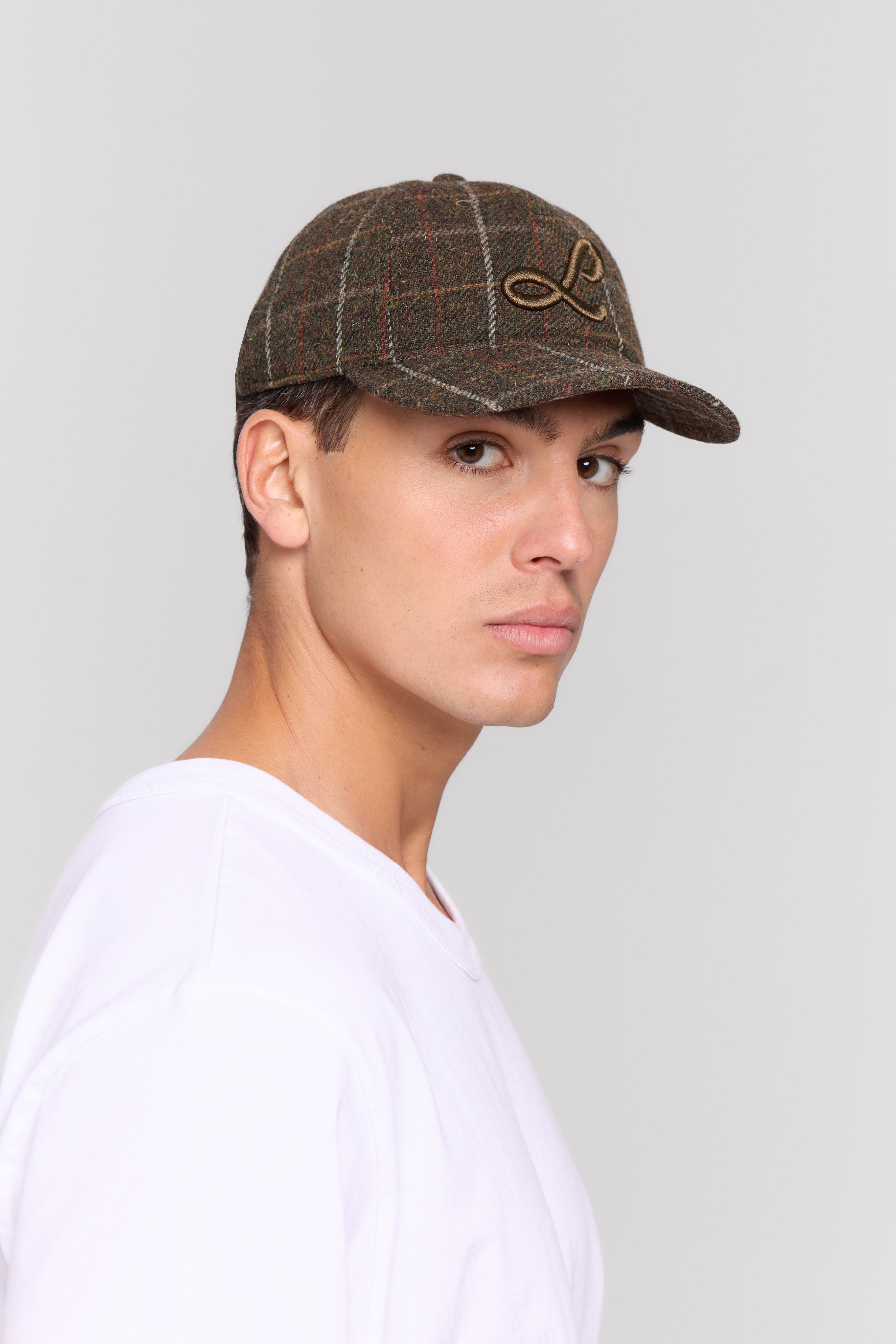 WOOL CHECKED LAMAREL CAP