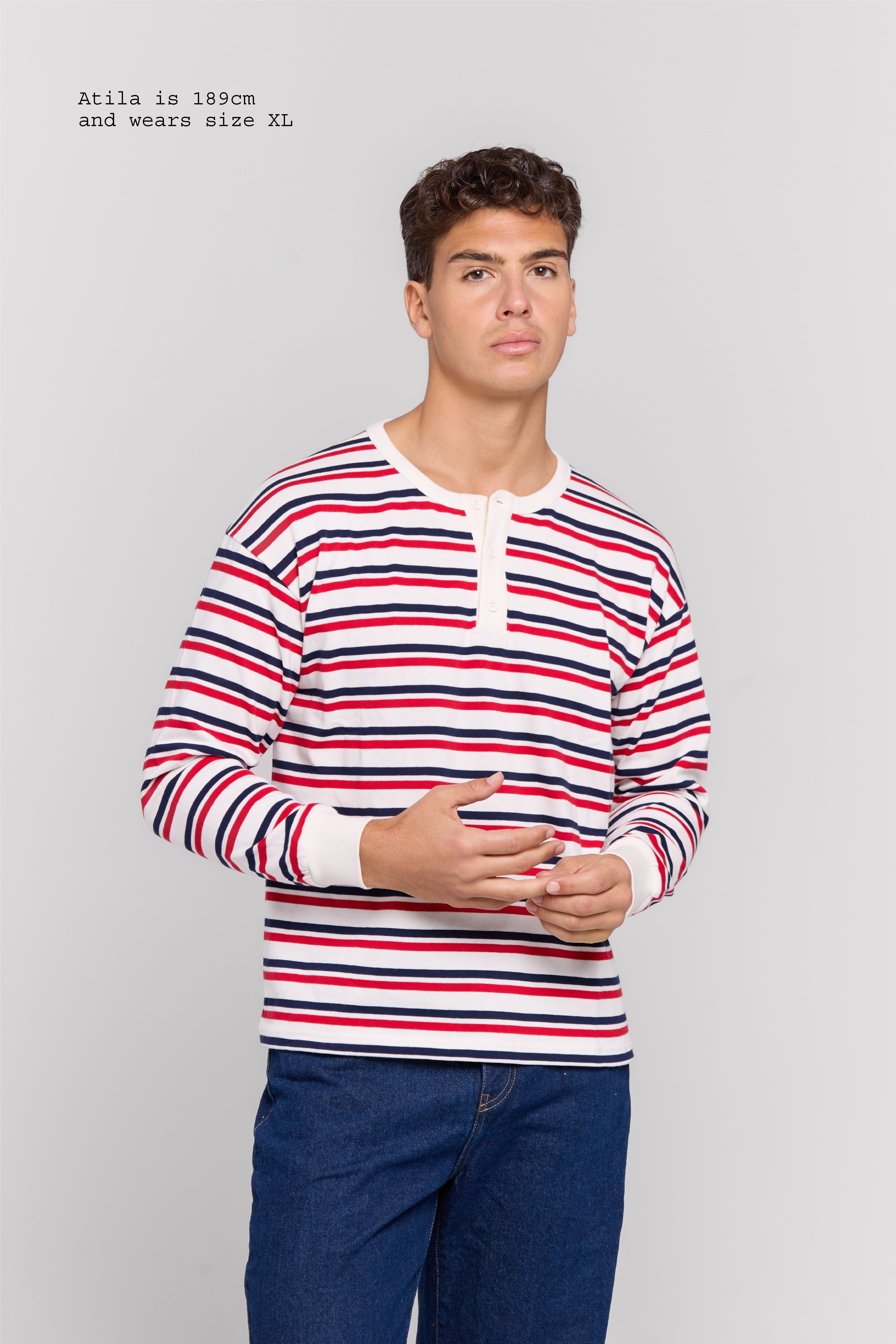 HENLEY LONG SLEEVE TOP MEN