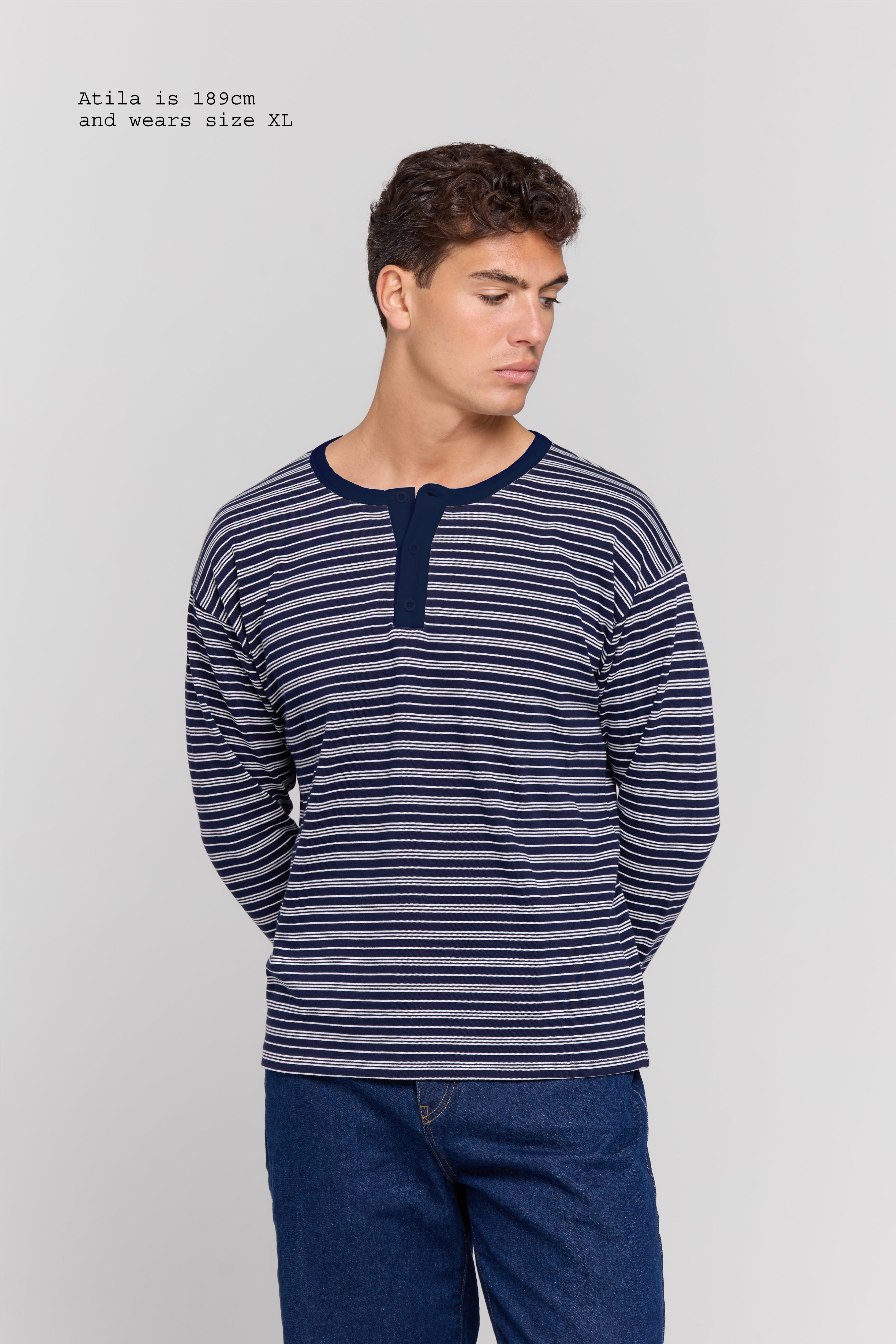 HENLEY LONG SLEEVE TOP MEN
