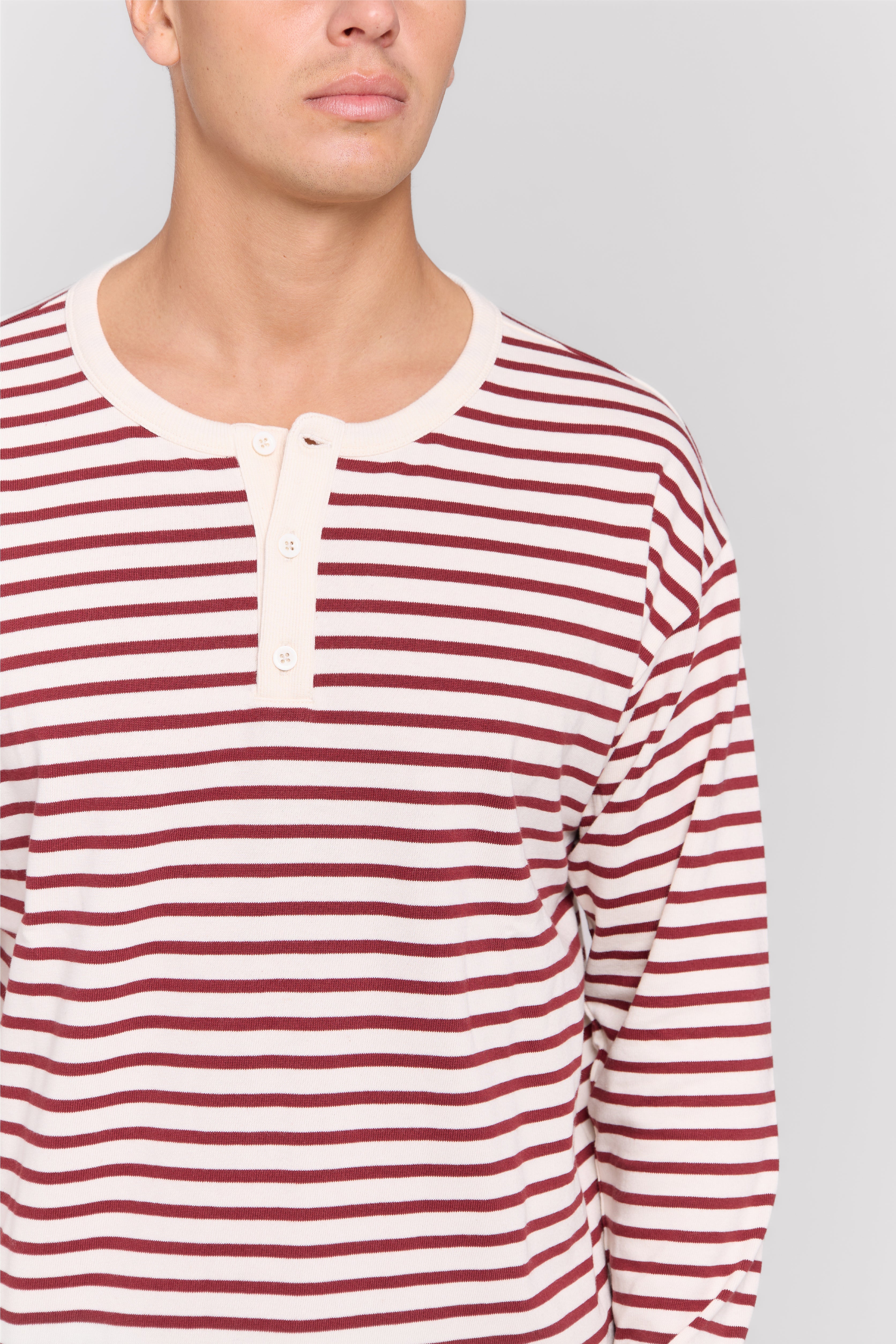 HENLEY LONG SLEEVE TOP MEN
