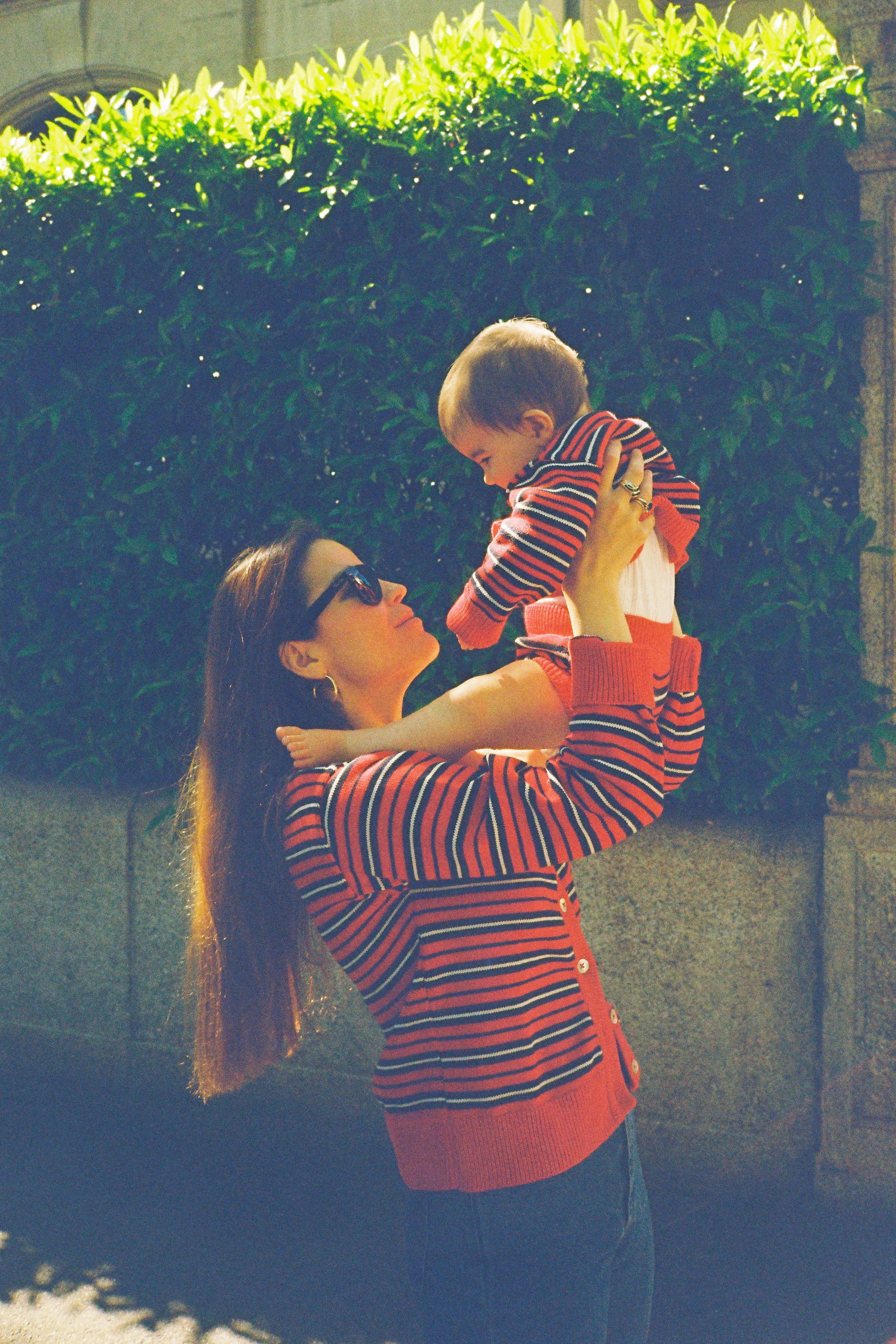 BABY STRIPED KNIT CARDIGAN