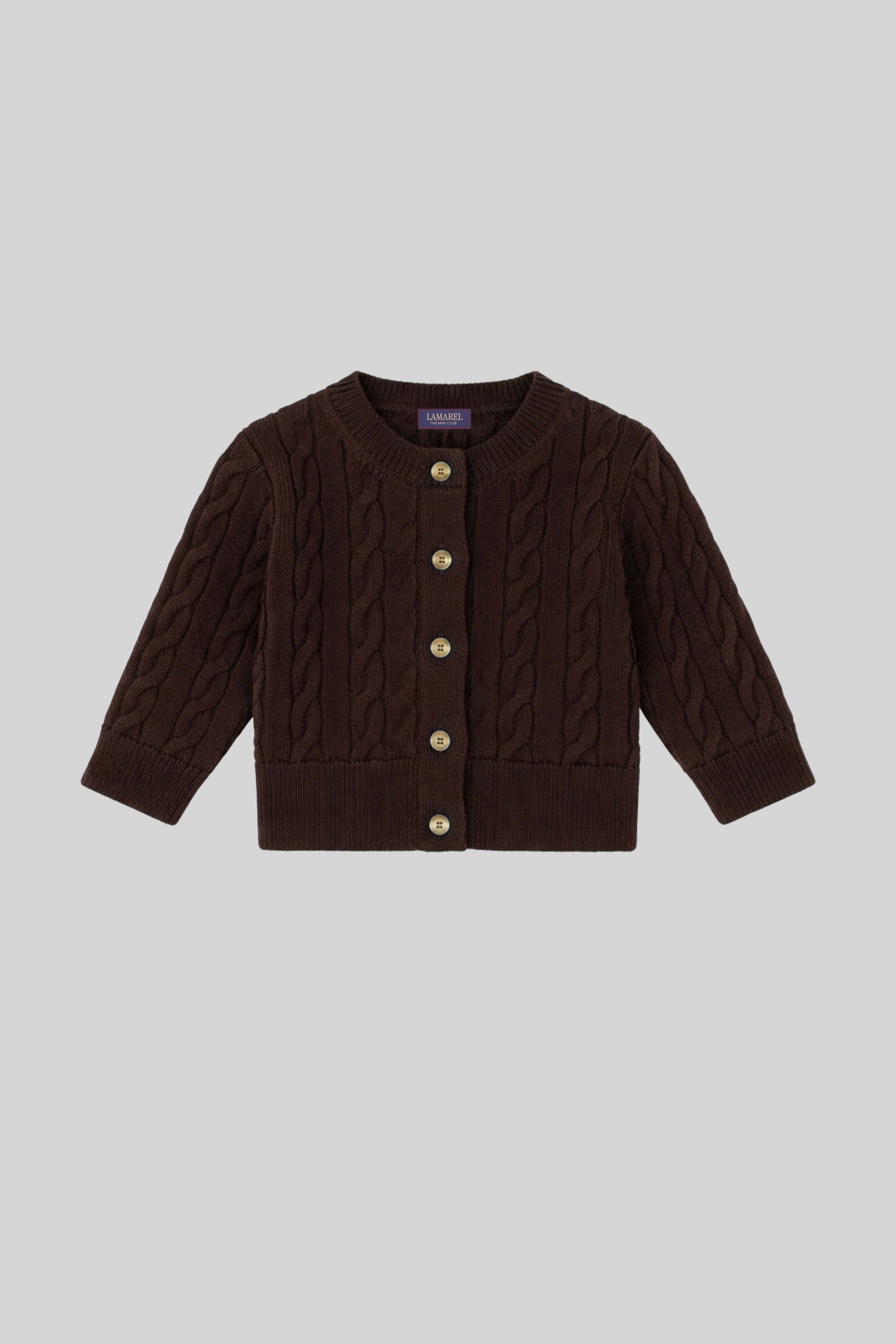 MINI CABLE-KNIT CARDIGAN