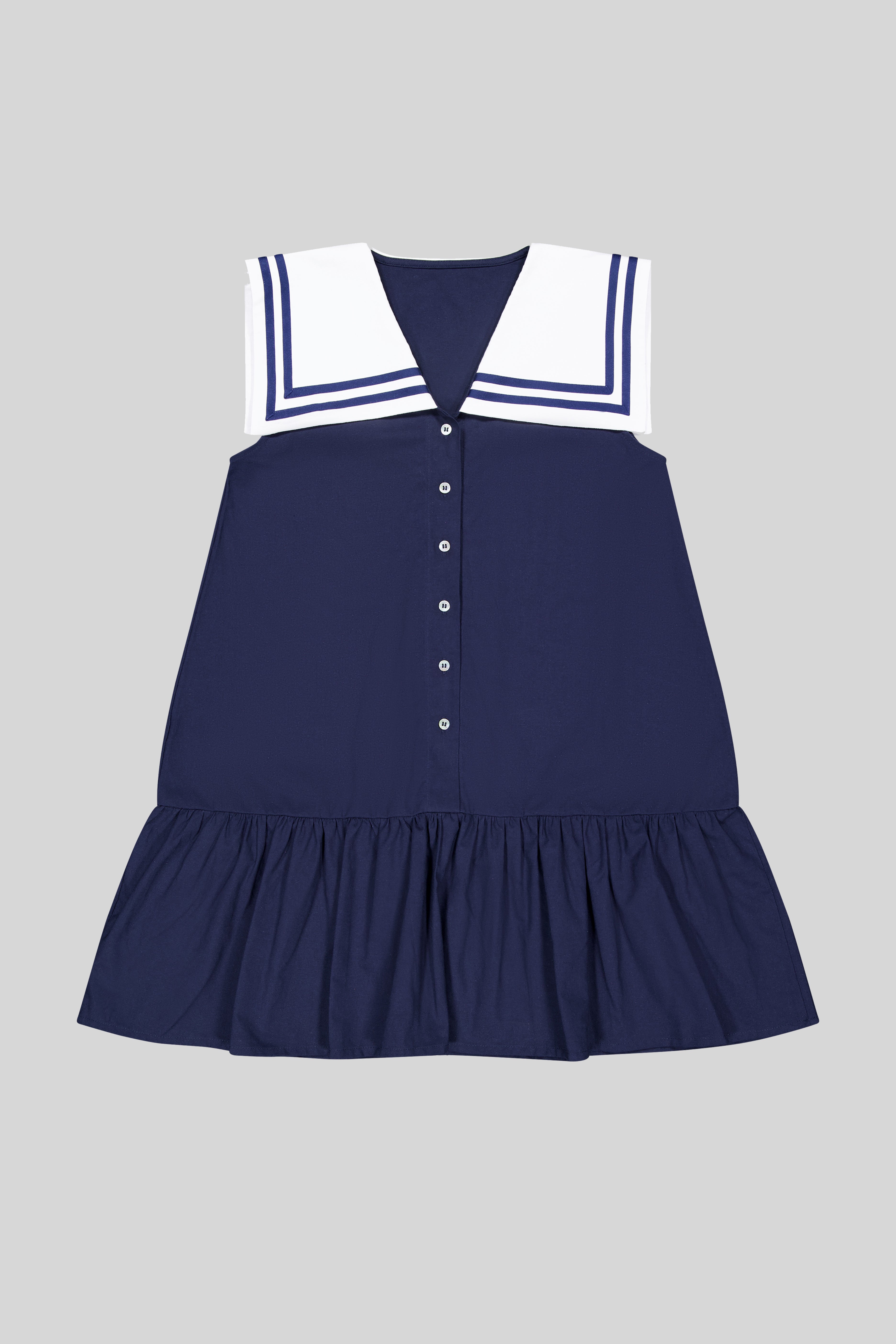 COLLAR MINI DRESS
