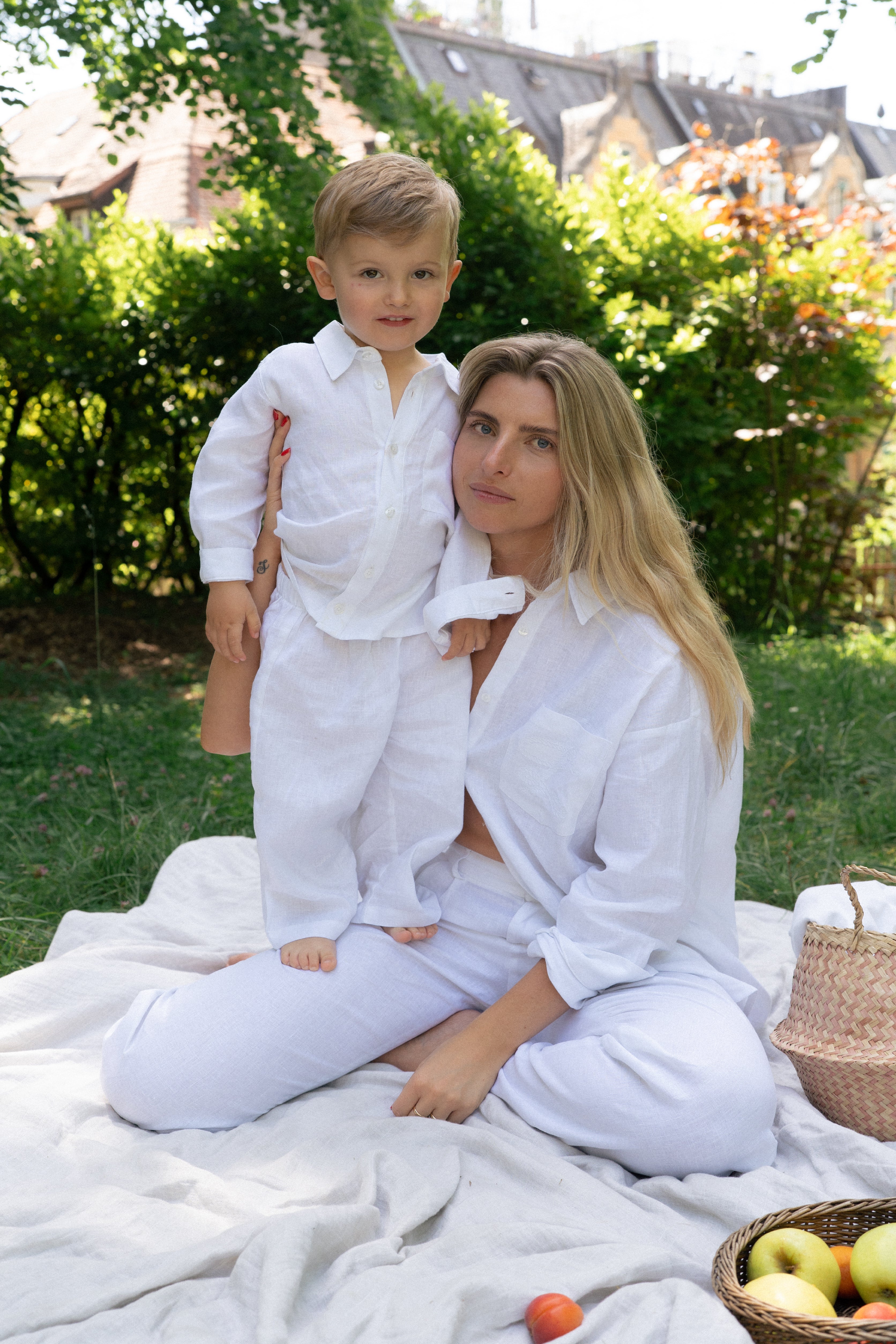 MINI LINEN PANTS