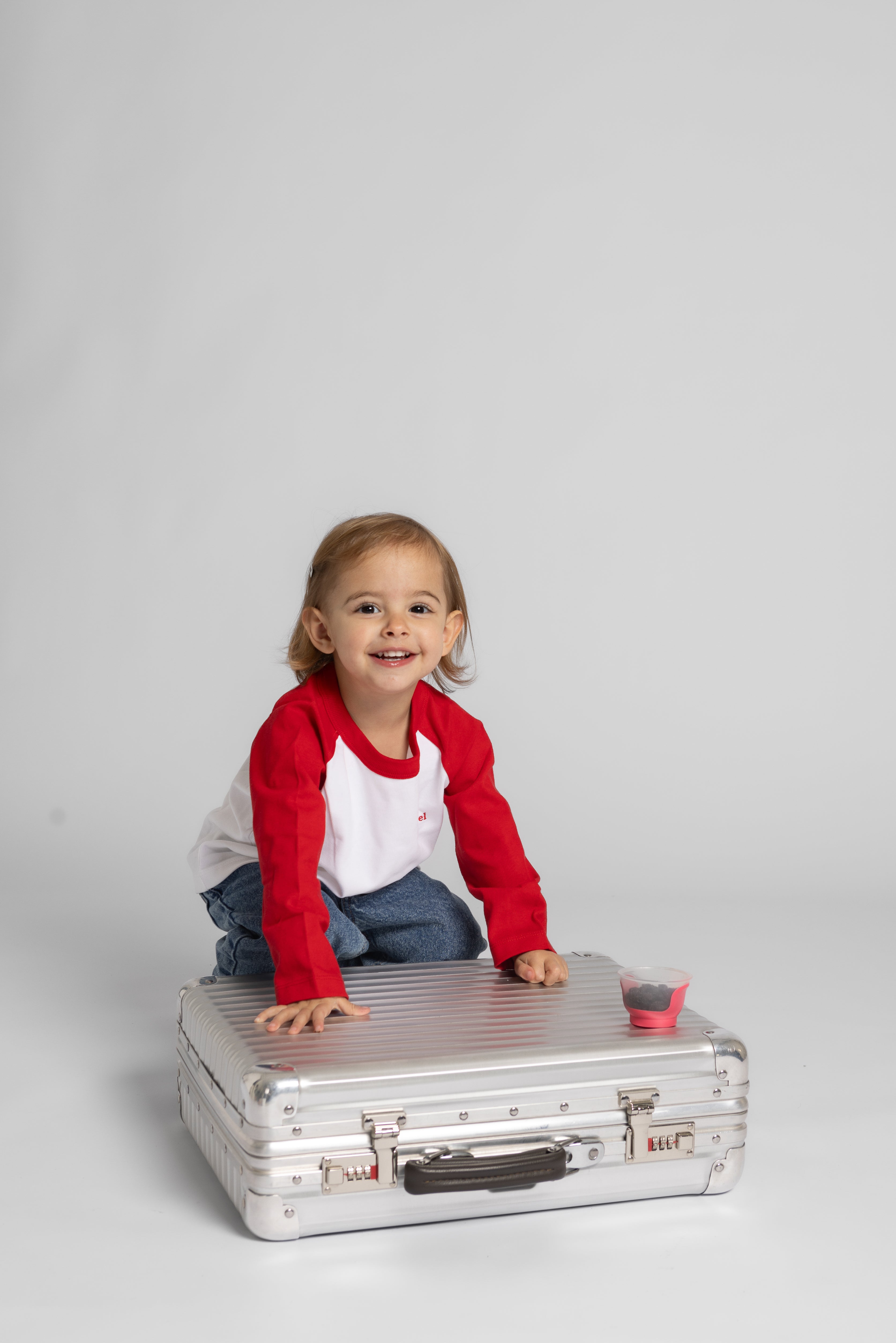 MINI BASEBALL T-SHIRT LOGO LONG SLEEVE