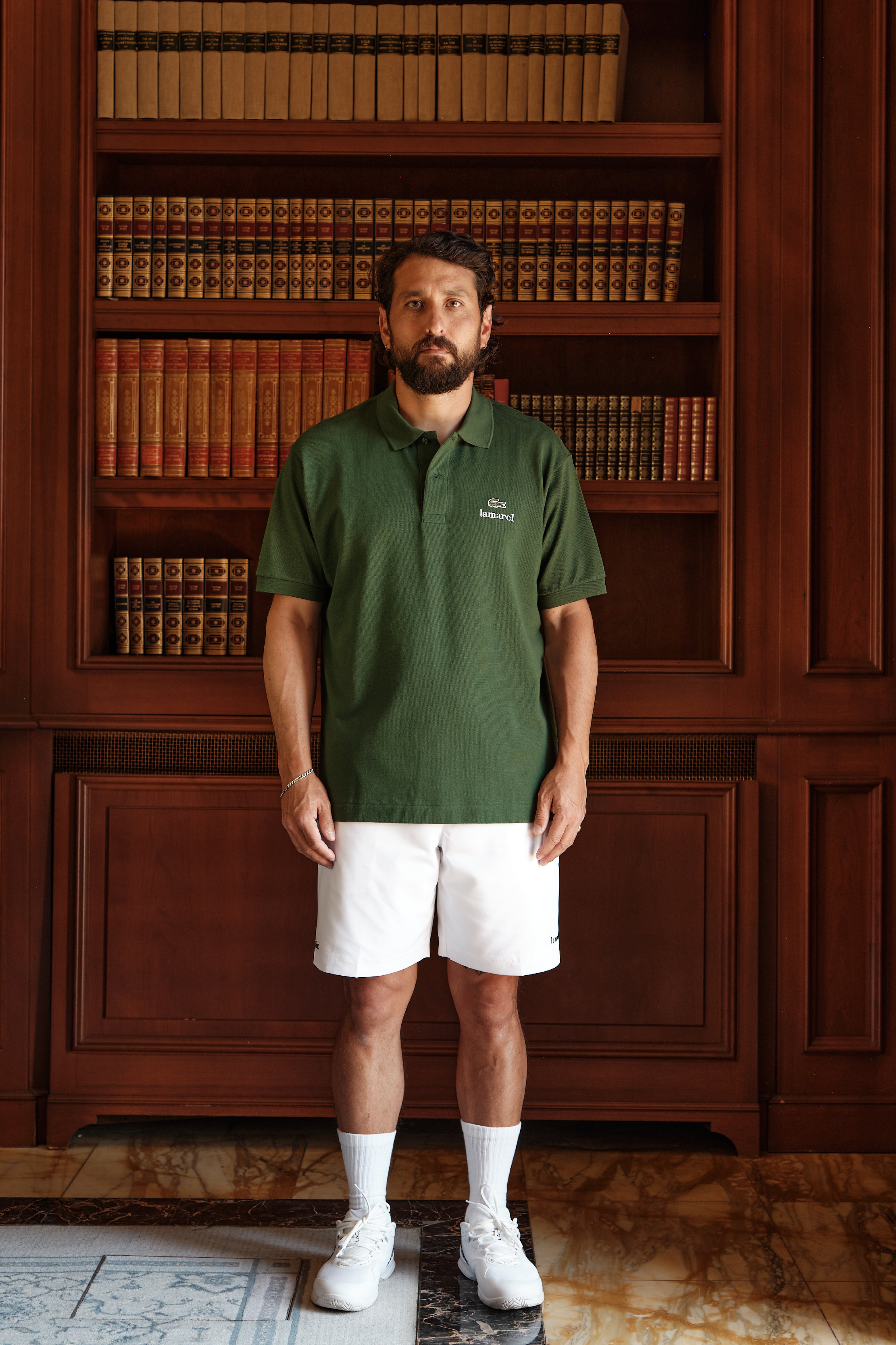 LACOSTE X LAMAREL POLO SHIRT