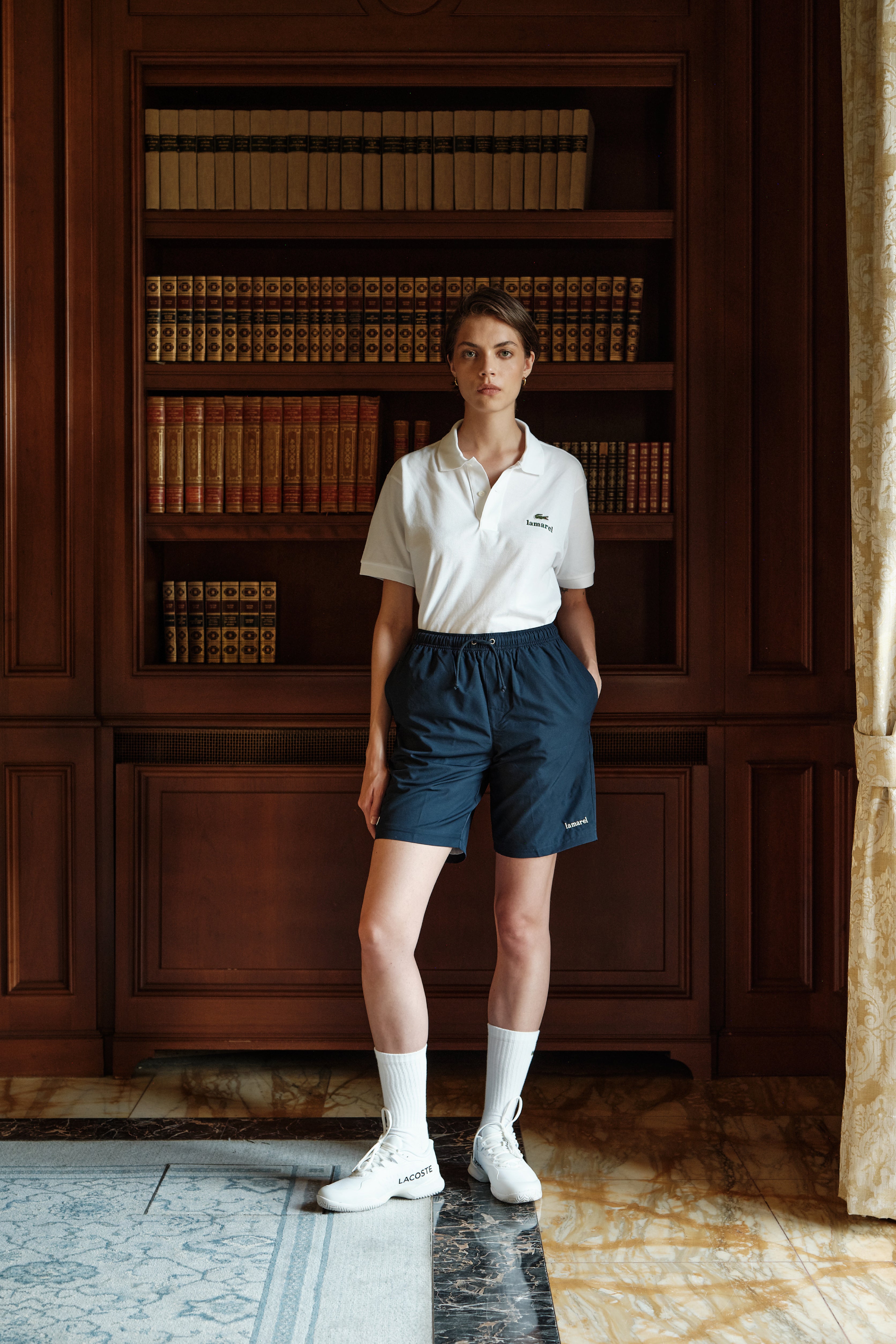LACOSTE X LAMAREL POLO SHIRT
