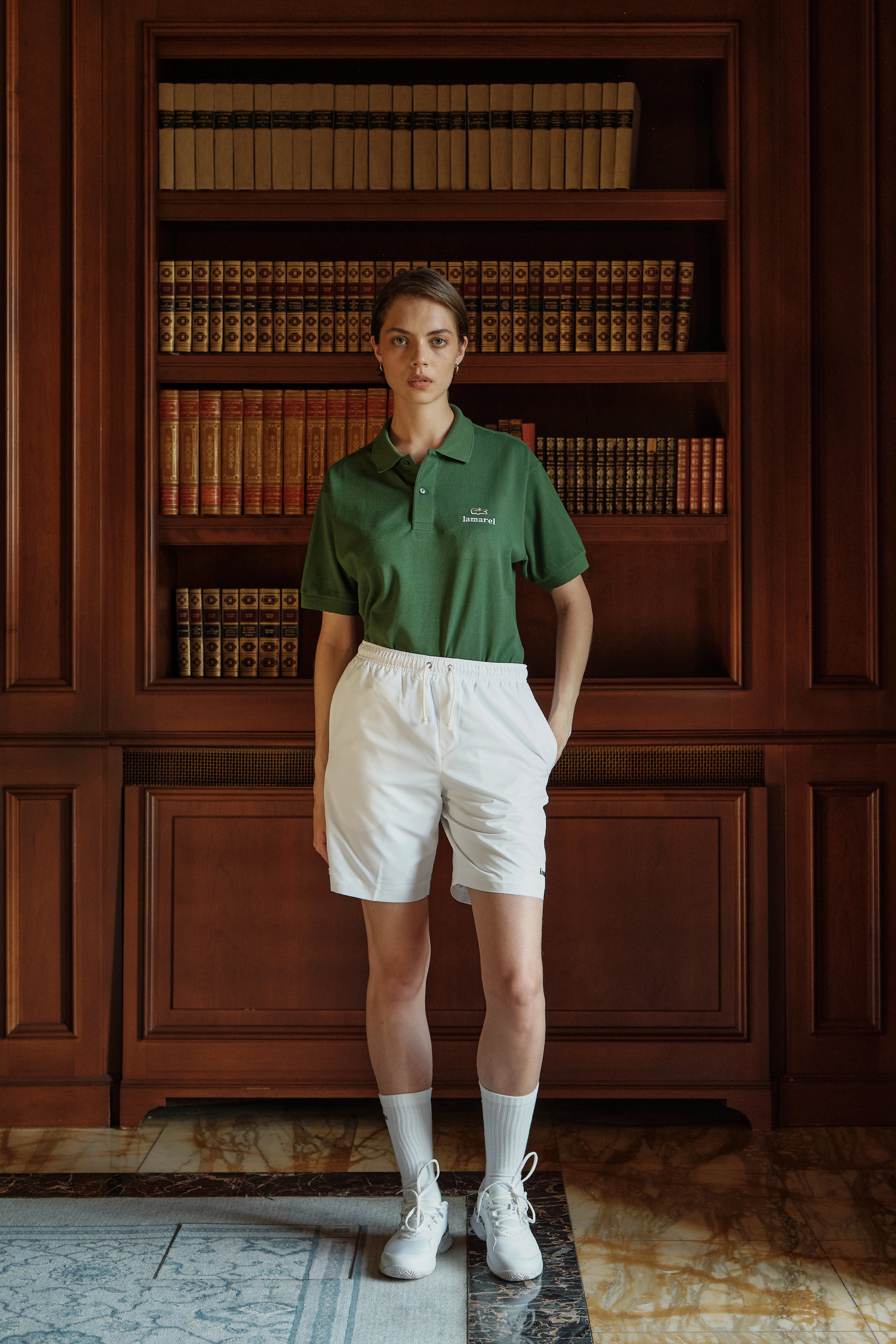 LACOSTE X LAMAREL POLO SHIRT