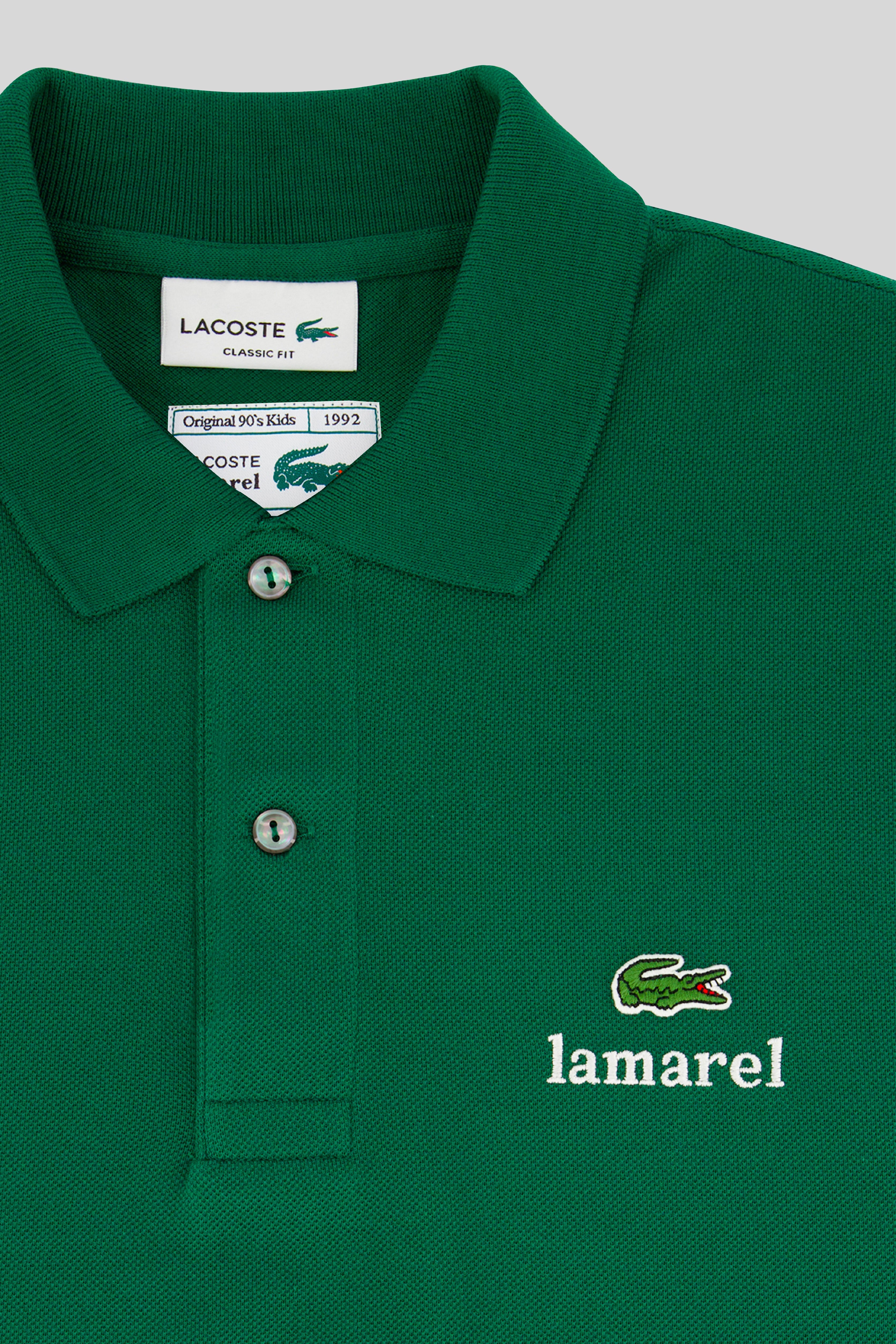 LACOSTE X LAMAREL LONG SLEEVED POLO SHIRT