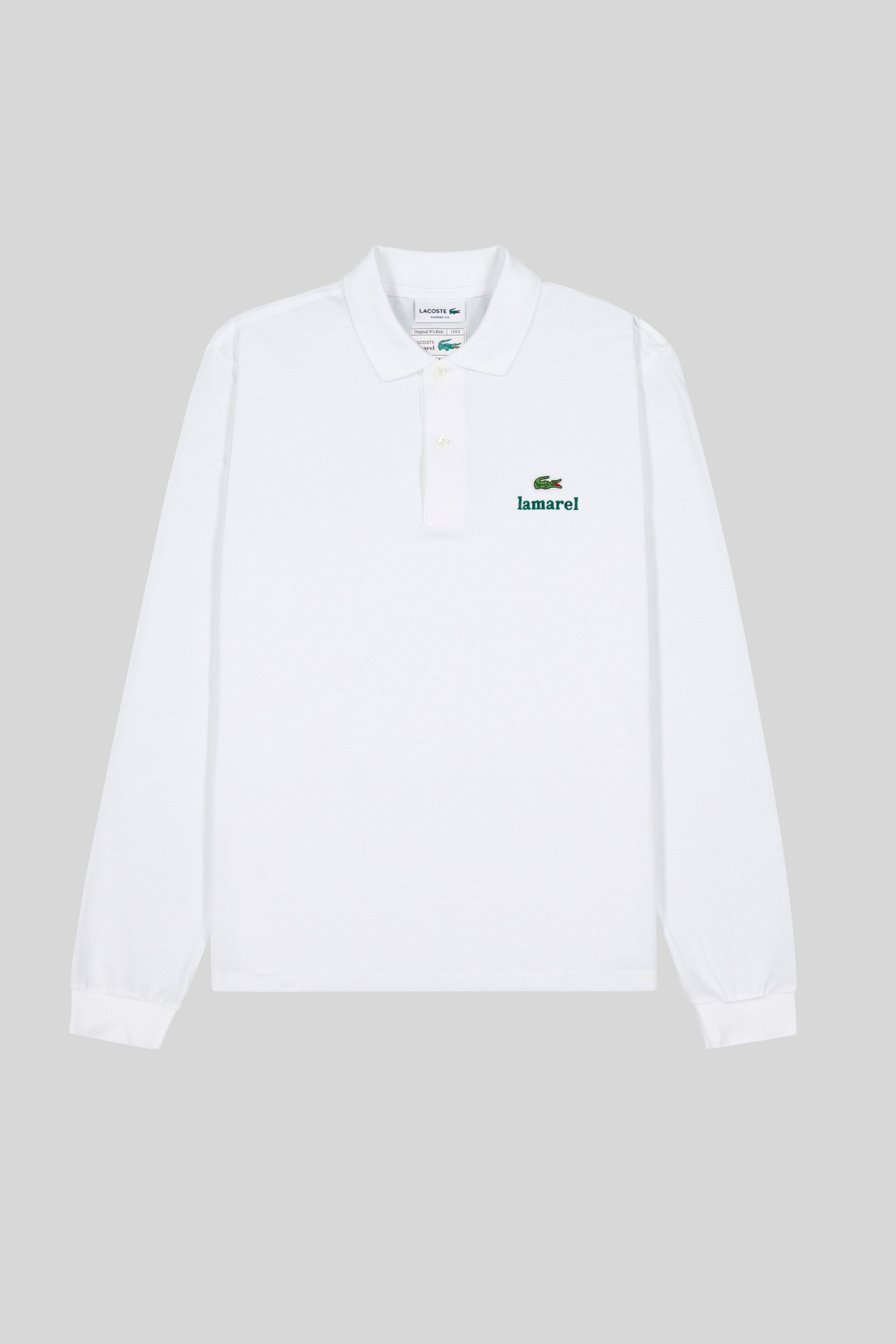 LACOSTE X LAMAREL LONG SLEEVED POLO SHIRT