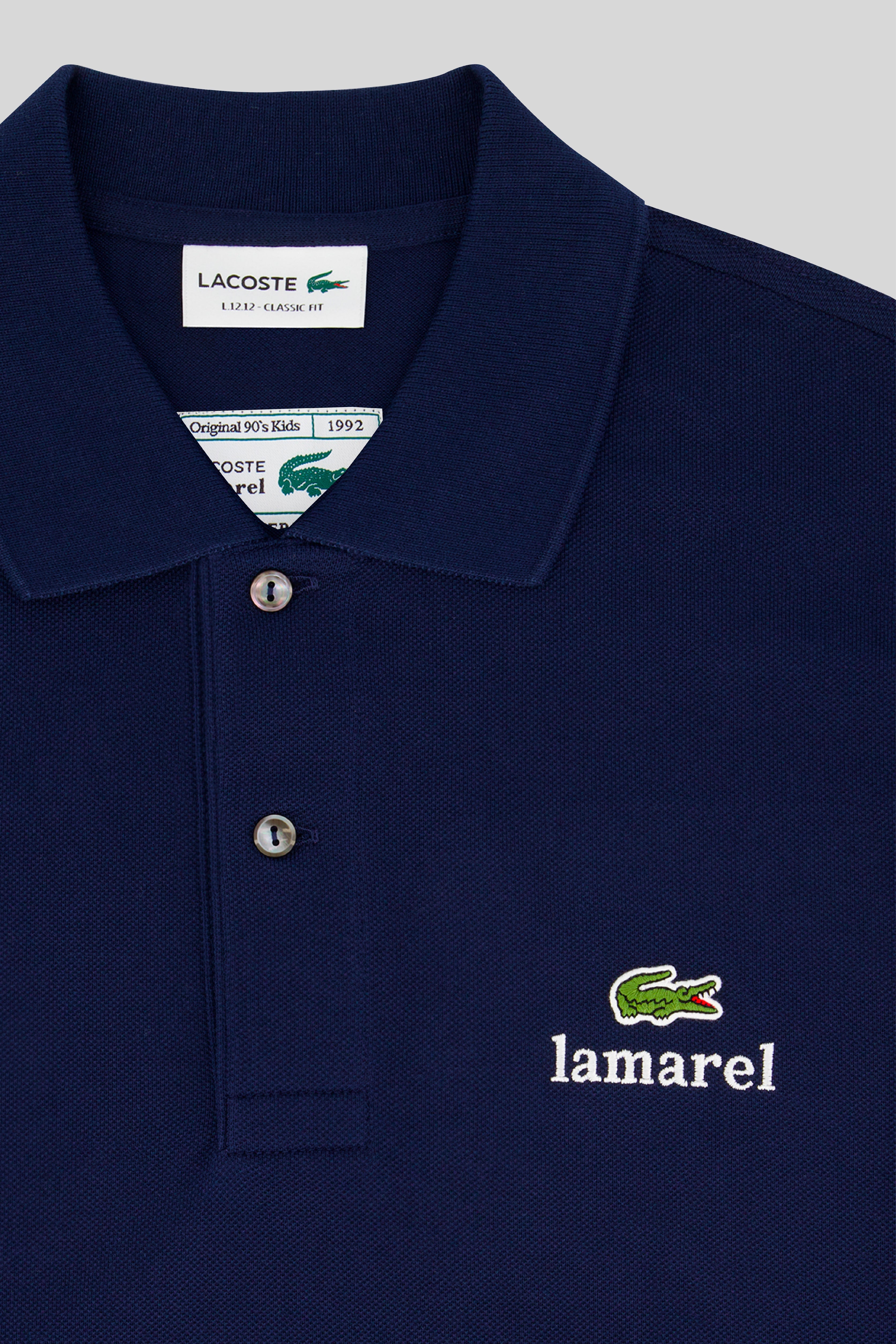 LACOSTE X LAMAREL LONG SLEEVED POLO SHIRT