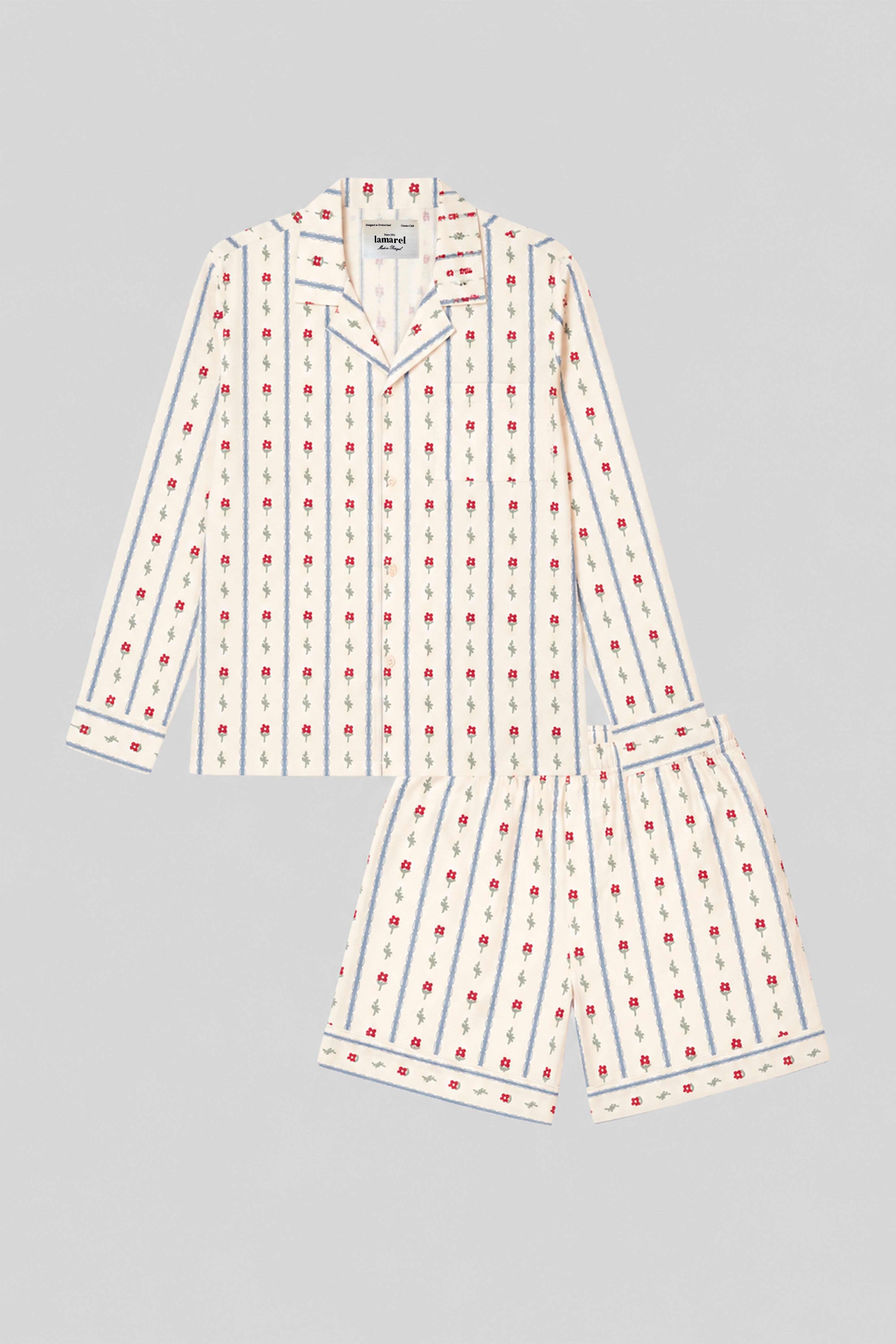 SHORT PYJAMA SET FLOWER