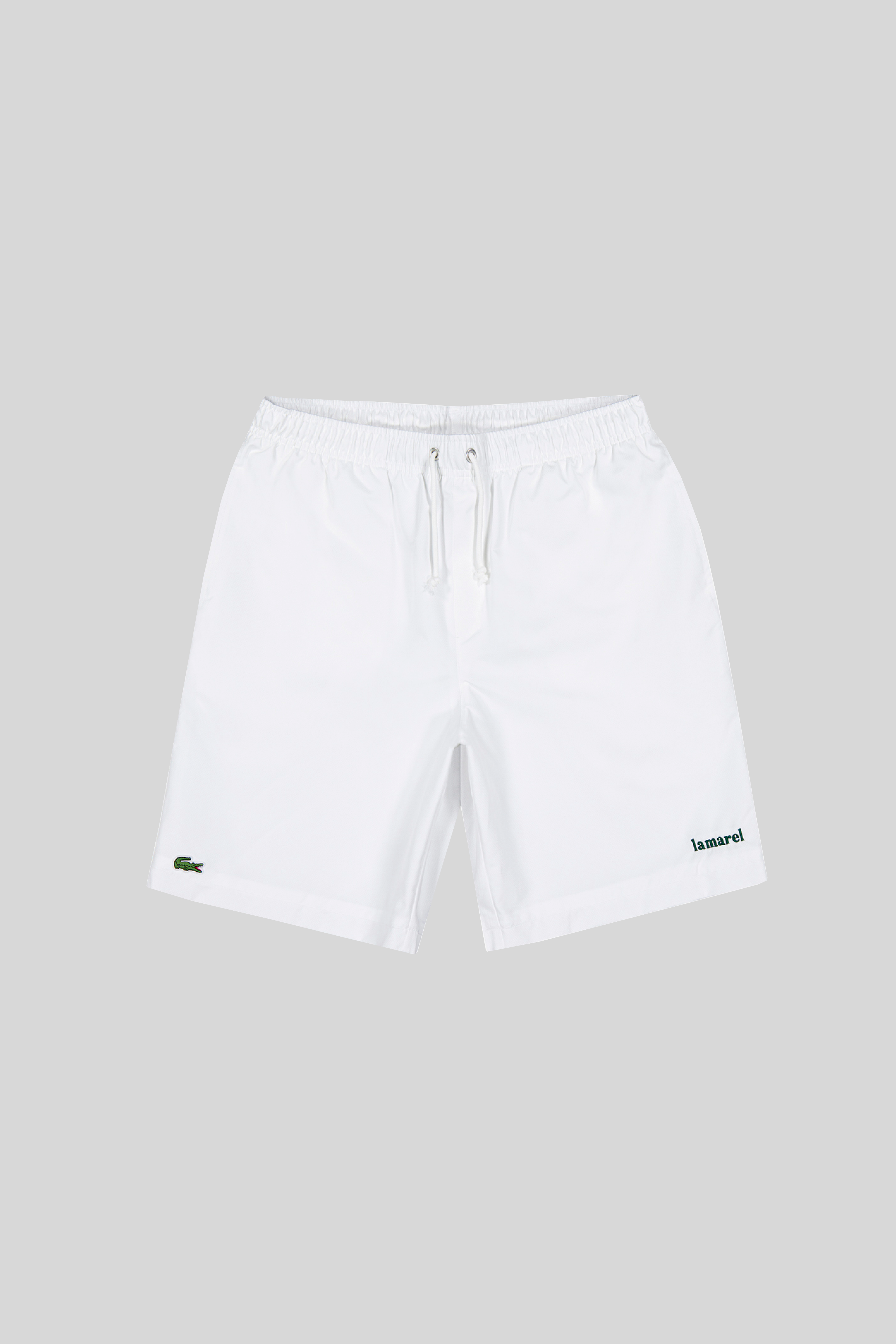 LACOSTE X LAMAREL TENNIS SHORTS