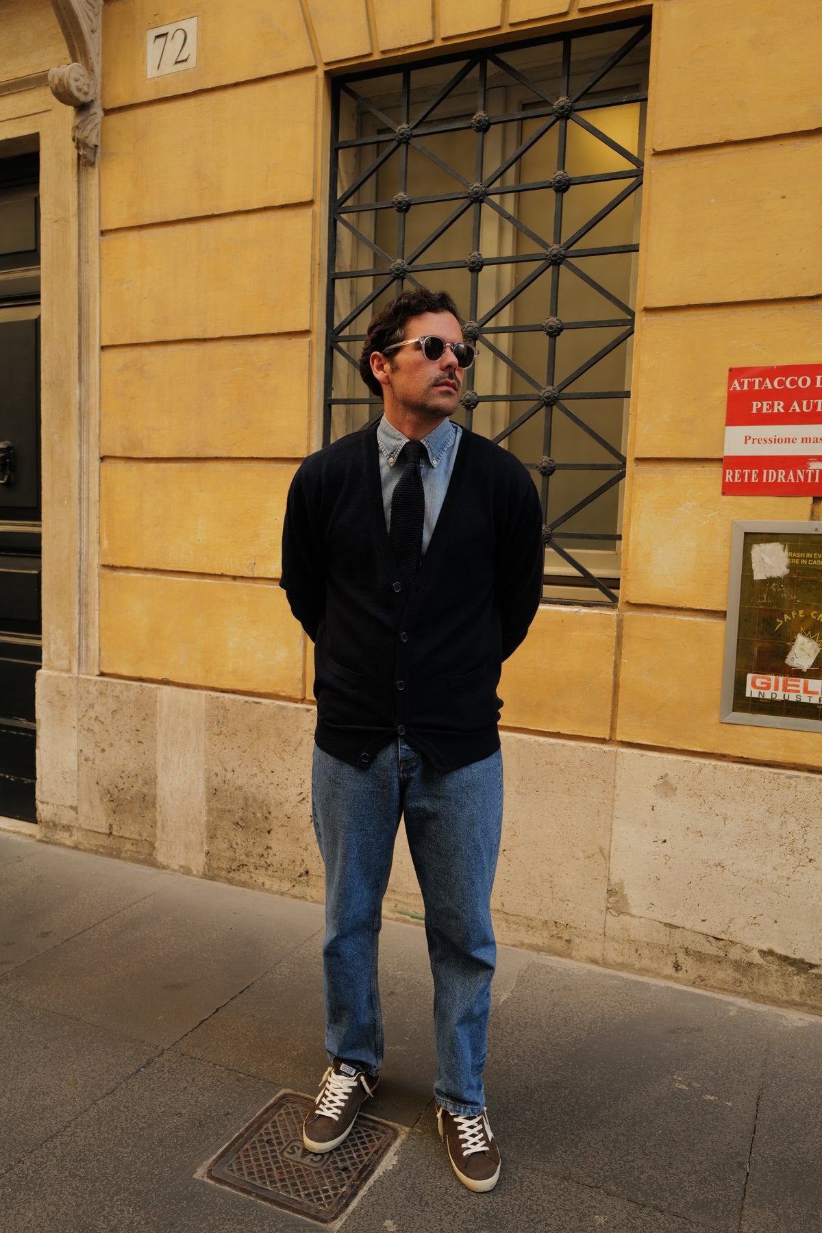 MERINO WOOL THIN CARDIGAN