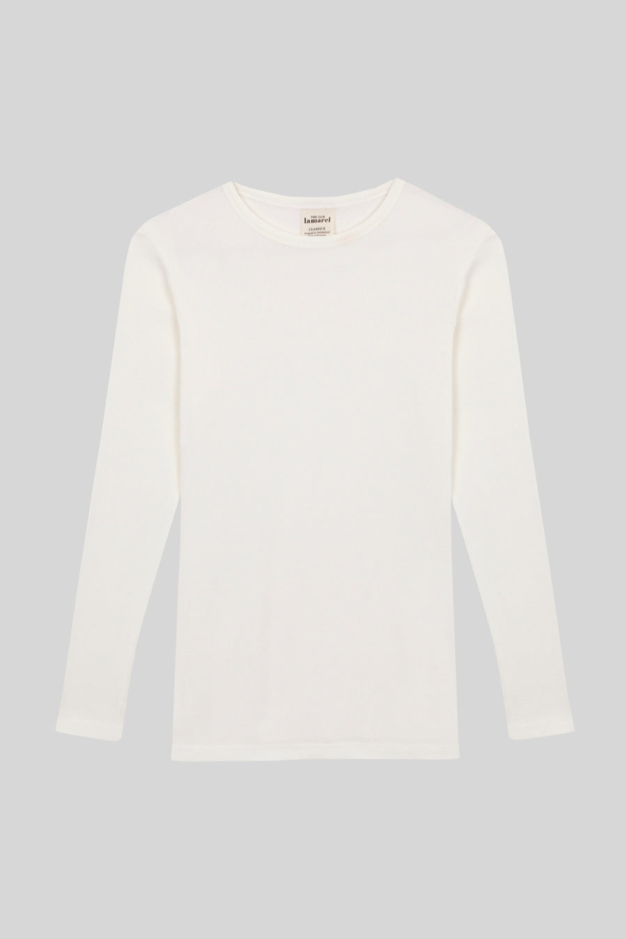 RIBBED LONG SLEEVE TOP