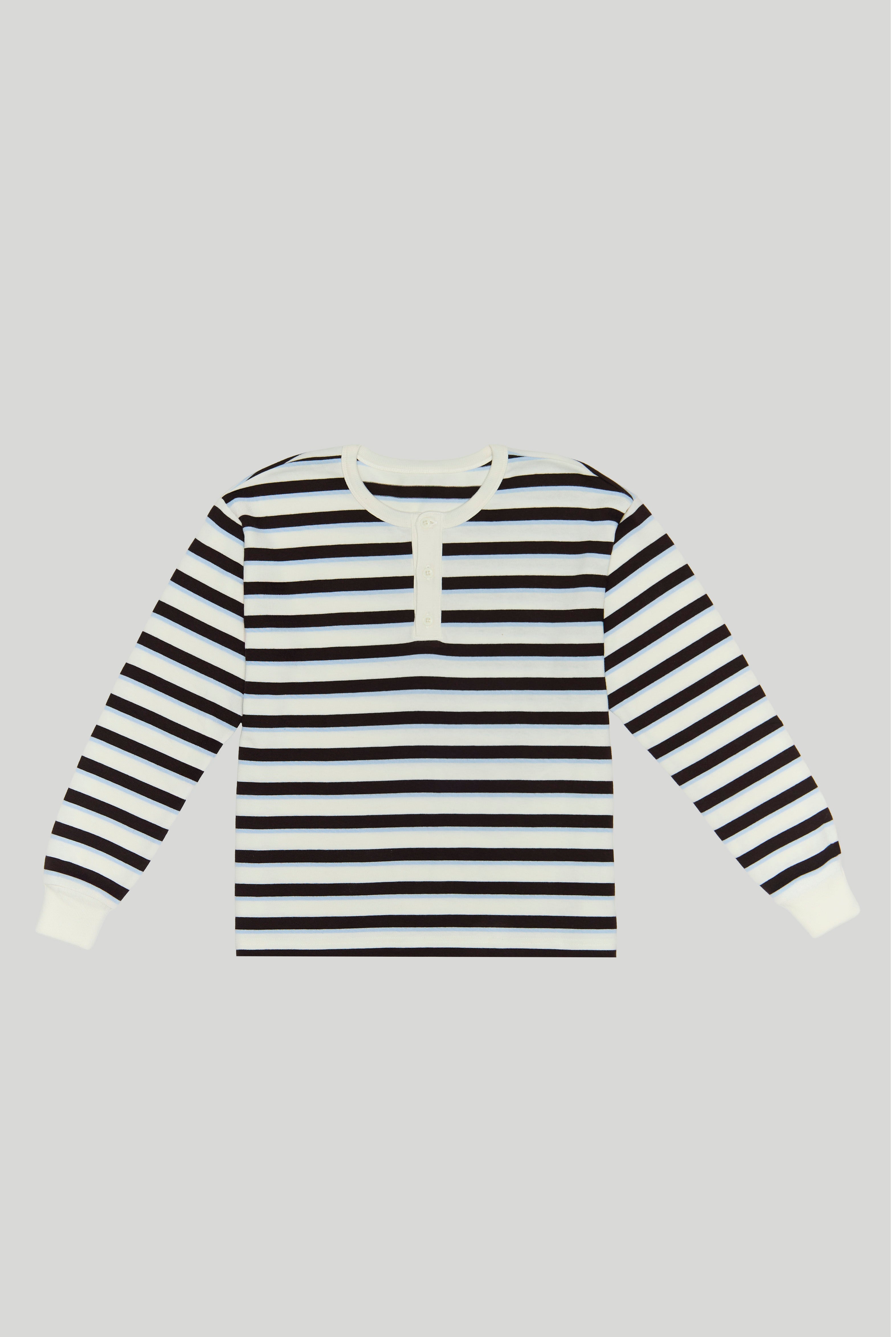 MINI HENLEY LONG SLEEVE TOP