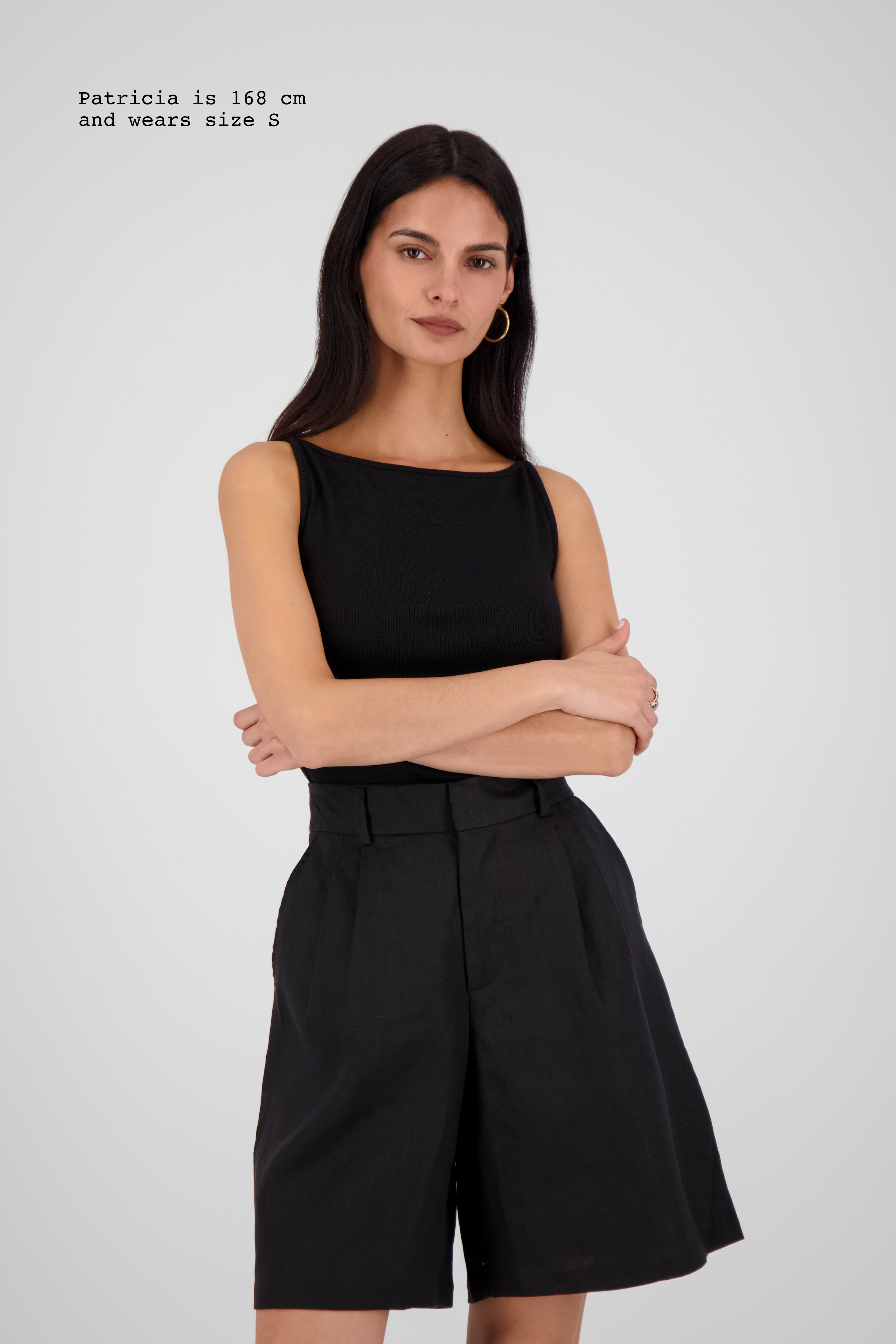 LINEN TAILORED SHORTS