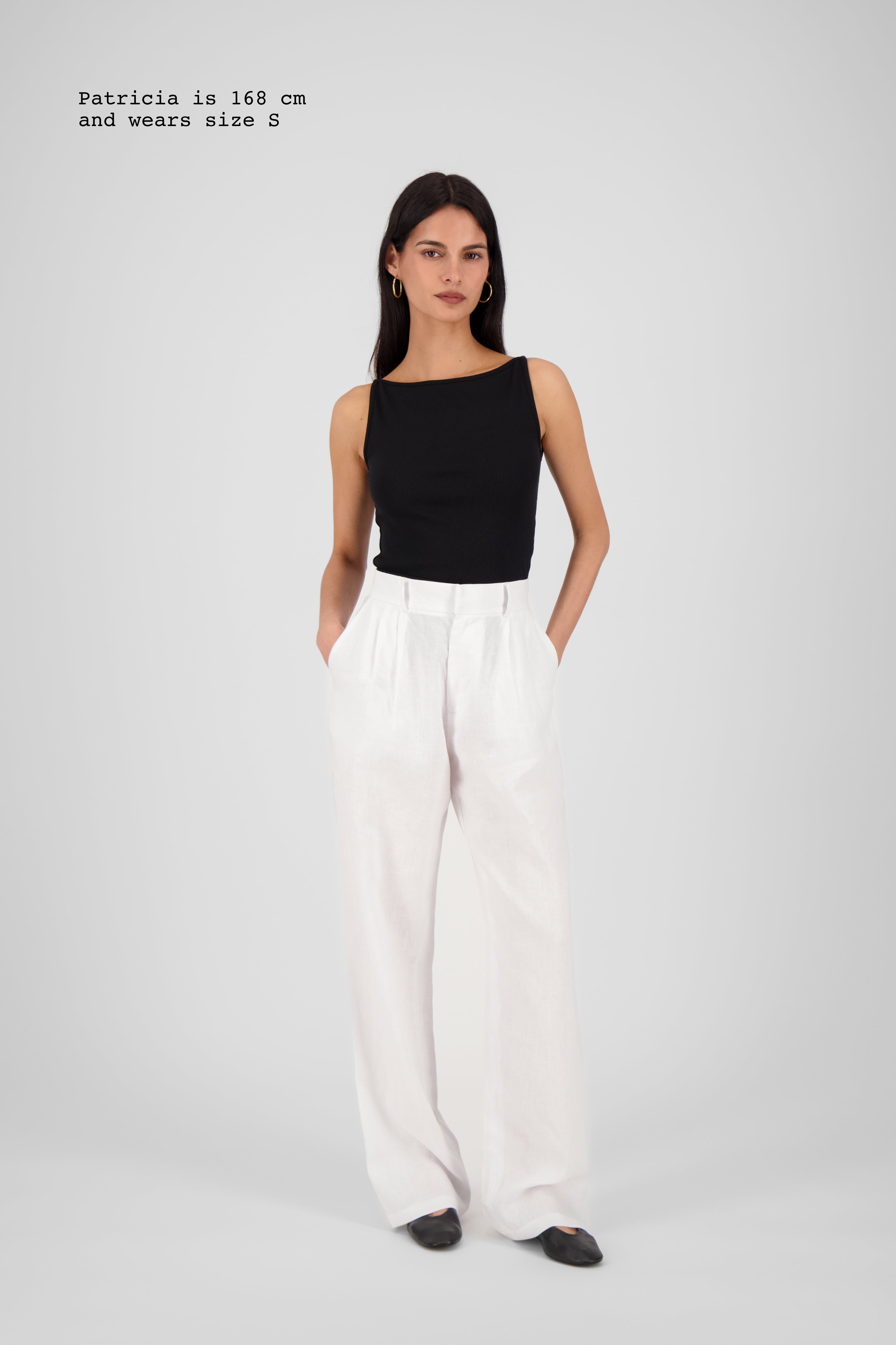 LINEN TAILORED PANTS