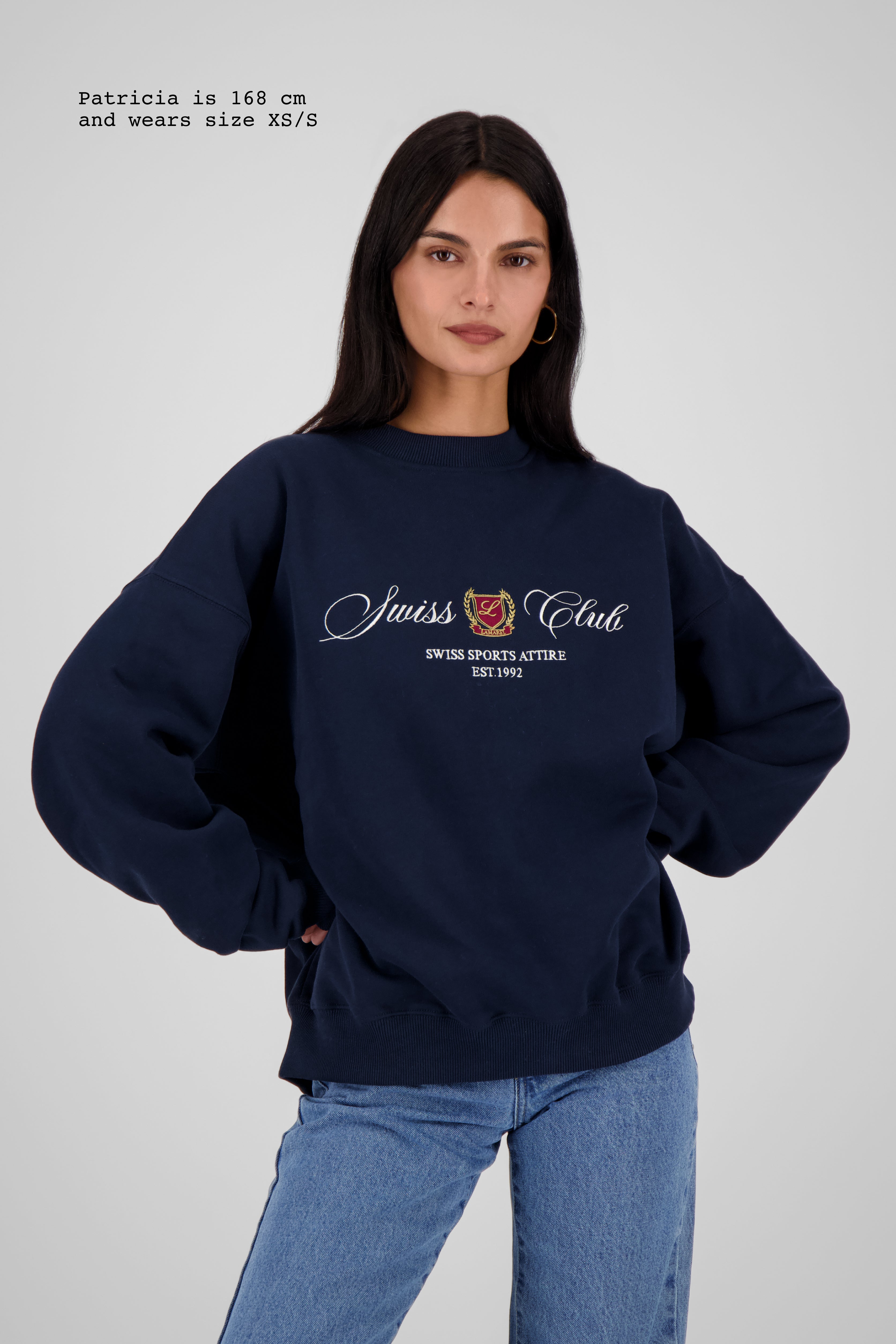 SWISS CLUB OVERSIZED SWEATER