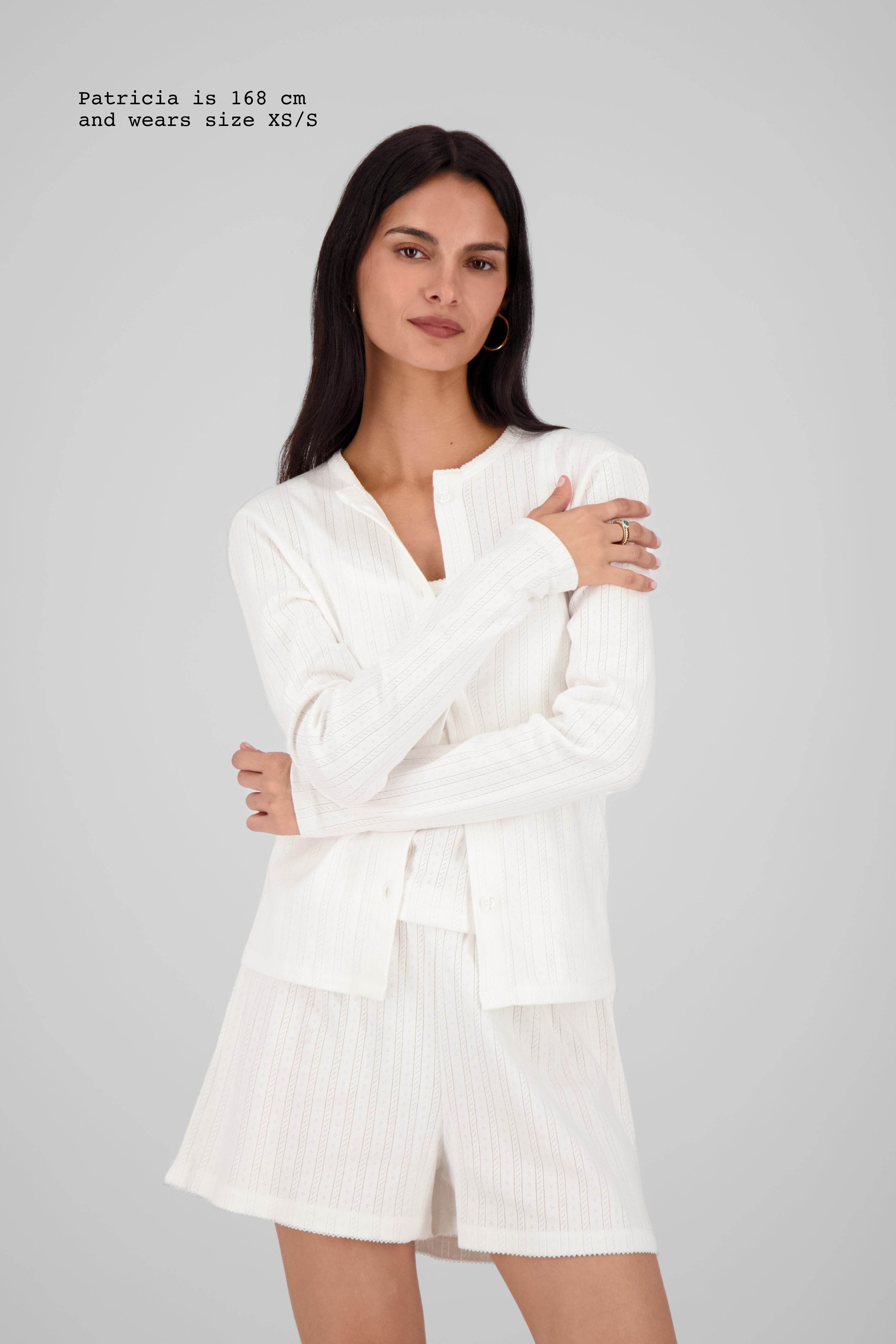 POINTELLE CARDIGAN