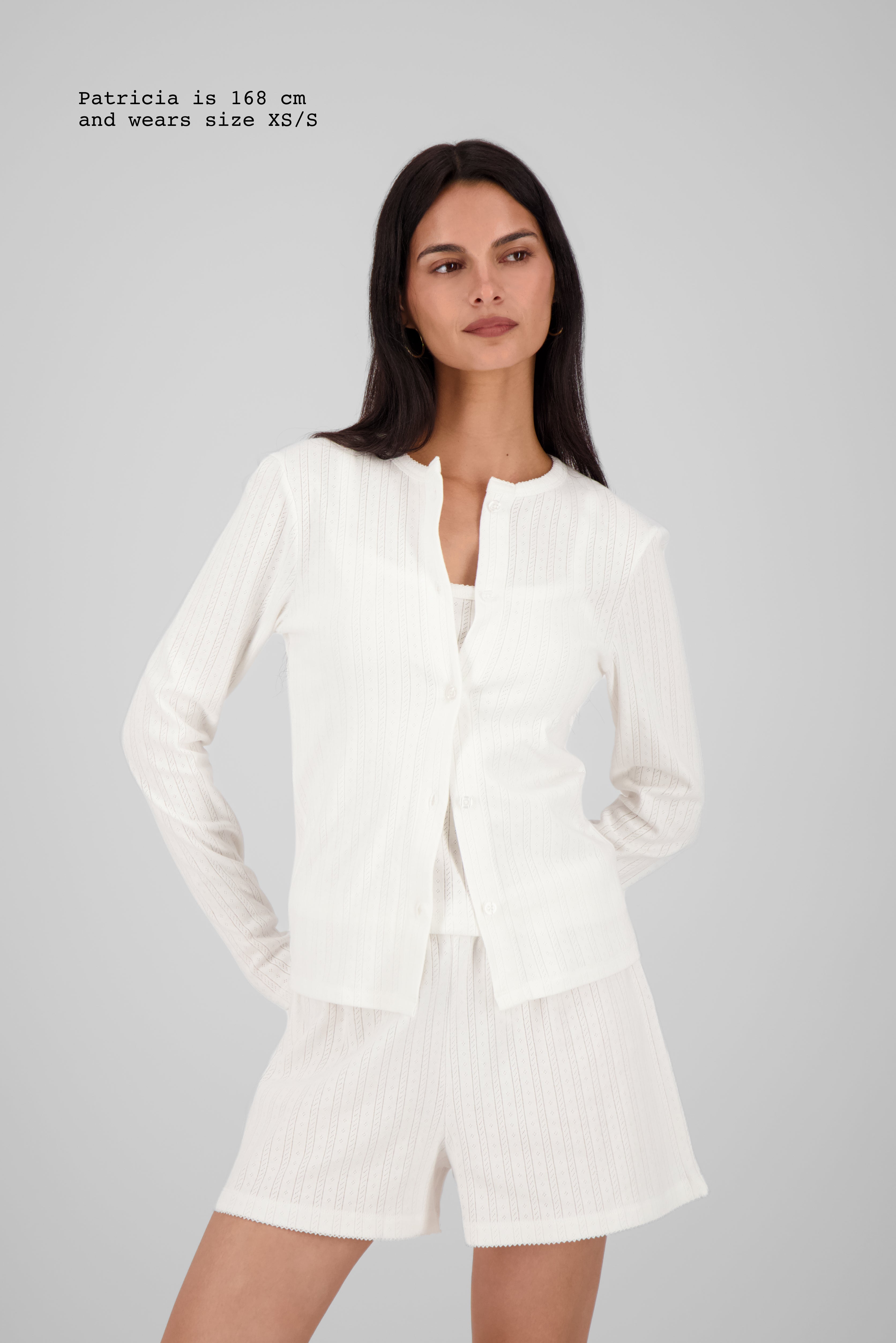 POINTELLE CARDIGAN