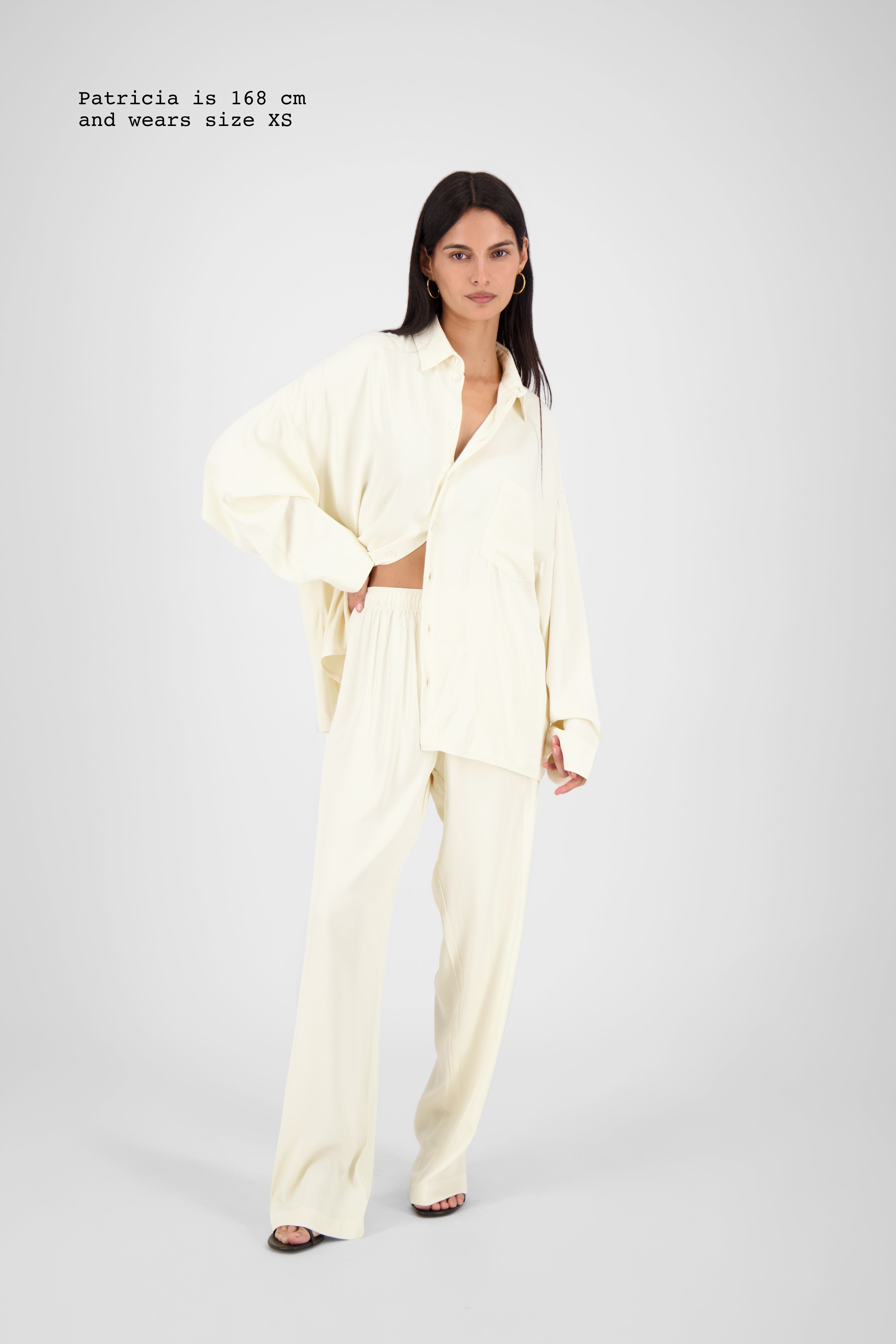 VISCOSE TAILORED PANTS