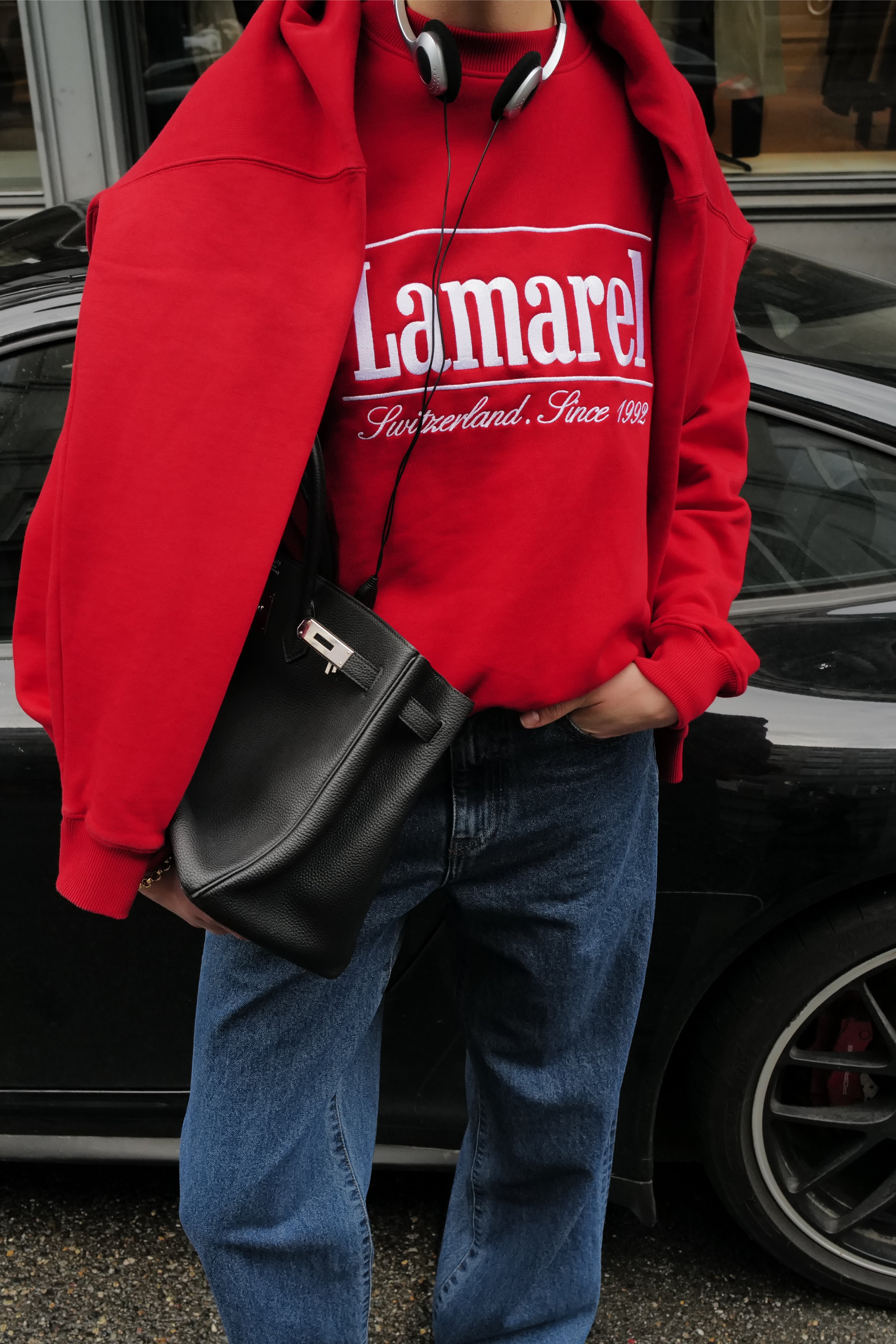 LAMAREL 90's OVERSIZED SWEATER